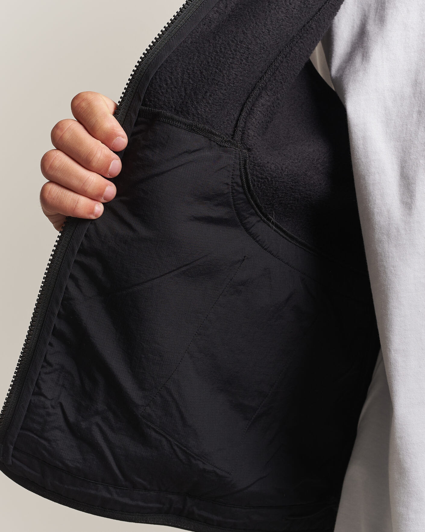 Uomini | Maglieria | Pas Normal Studios | Off-Race Pile Fleece Black