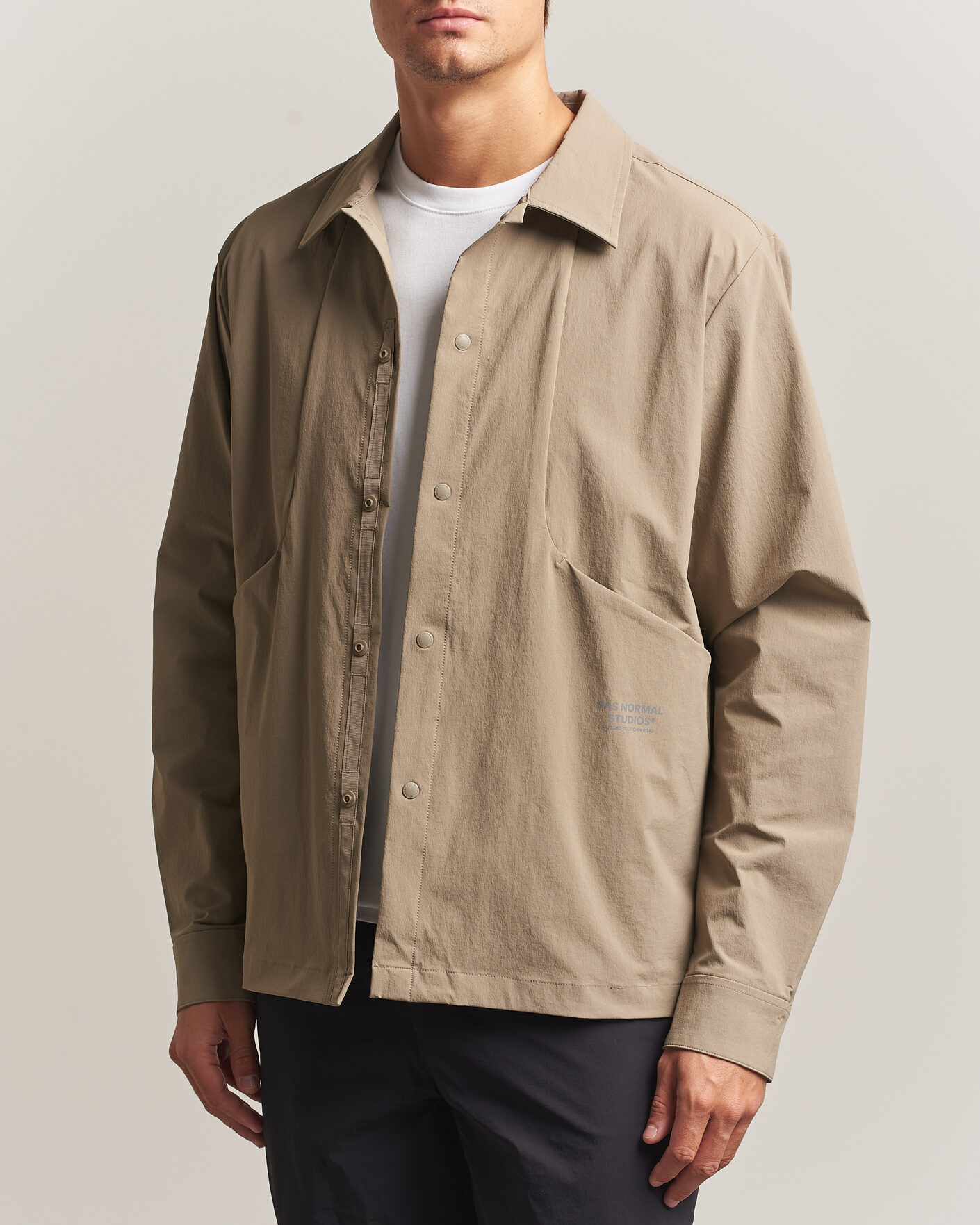 Uomini | Camicie | Pas Normal Studios | Off-Race Tech Shirt Dusty Earth