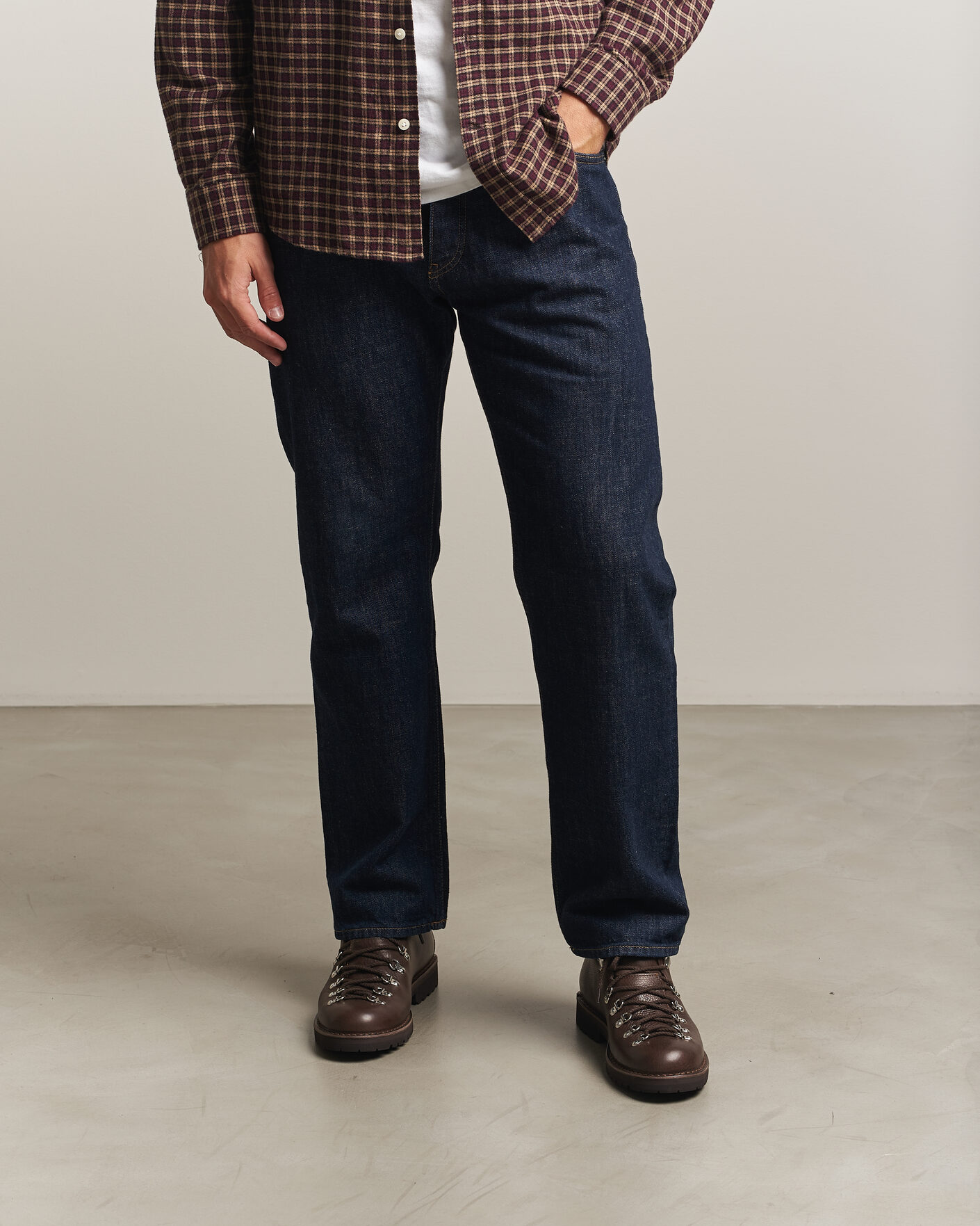Uomini | Stivali | NN07 | Fracap M127 Grained Leather Boot Dark Brown