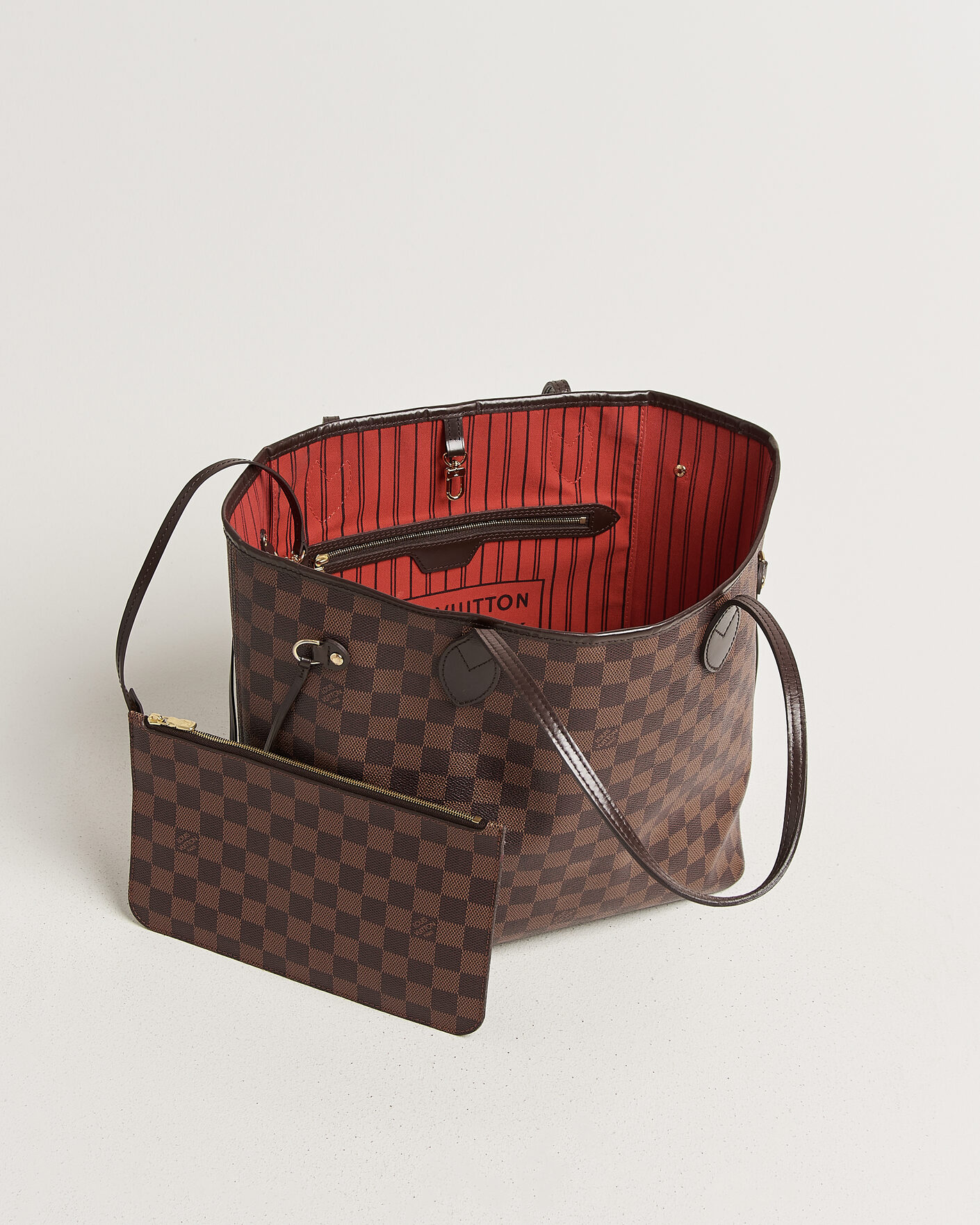 Uomini | Pre-Owned & Vintage Bags | Louis Vuitton Pre-Owned | Neverfull MM  Damier Ebene