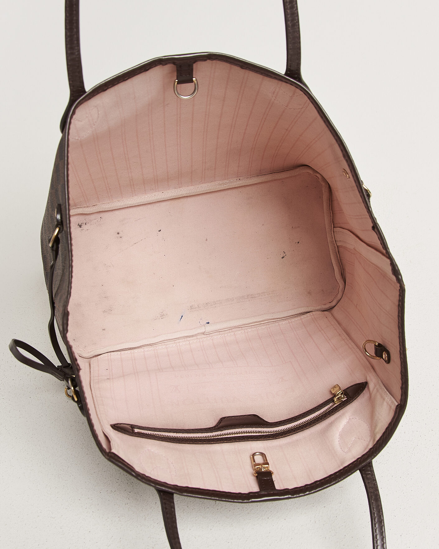 Uomini | Pre-Owned & Vintage Bags | Louis Vuitton Pre-Owned | Neverfull MM Damier Ebene