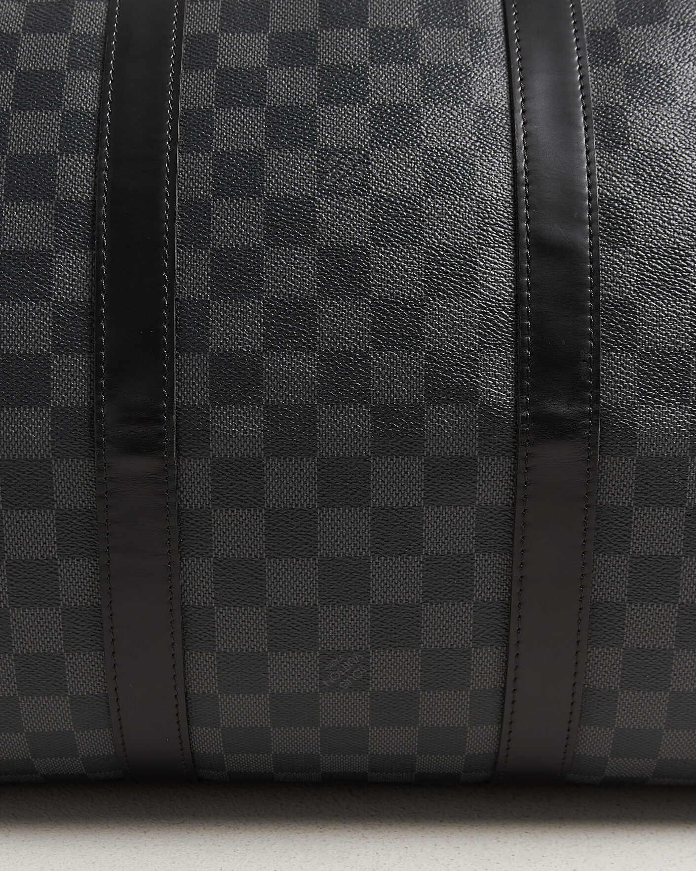 Uomini | Pre-Owned & Vintage Bags | Louis Vuitton Pre-Owned | Keepall Bandouliére 55 Damier Graphite