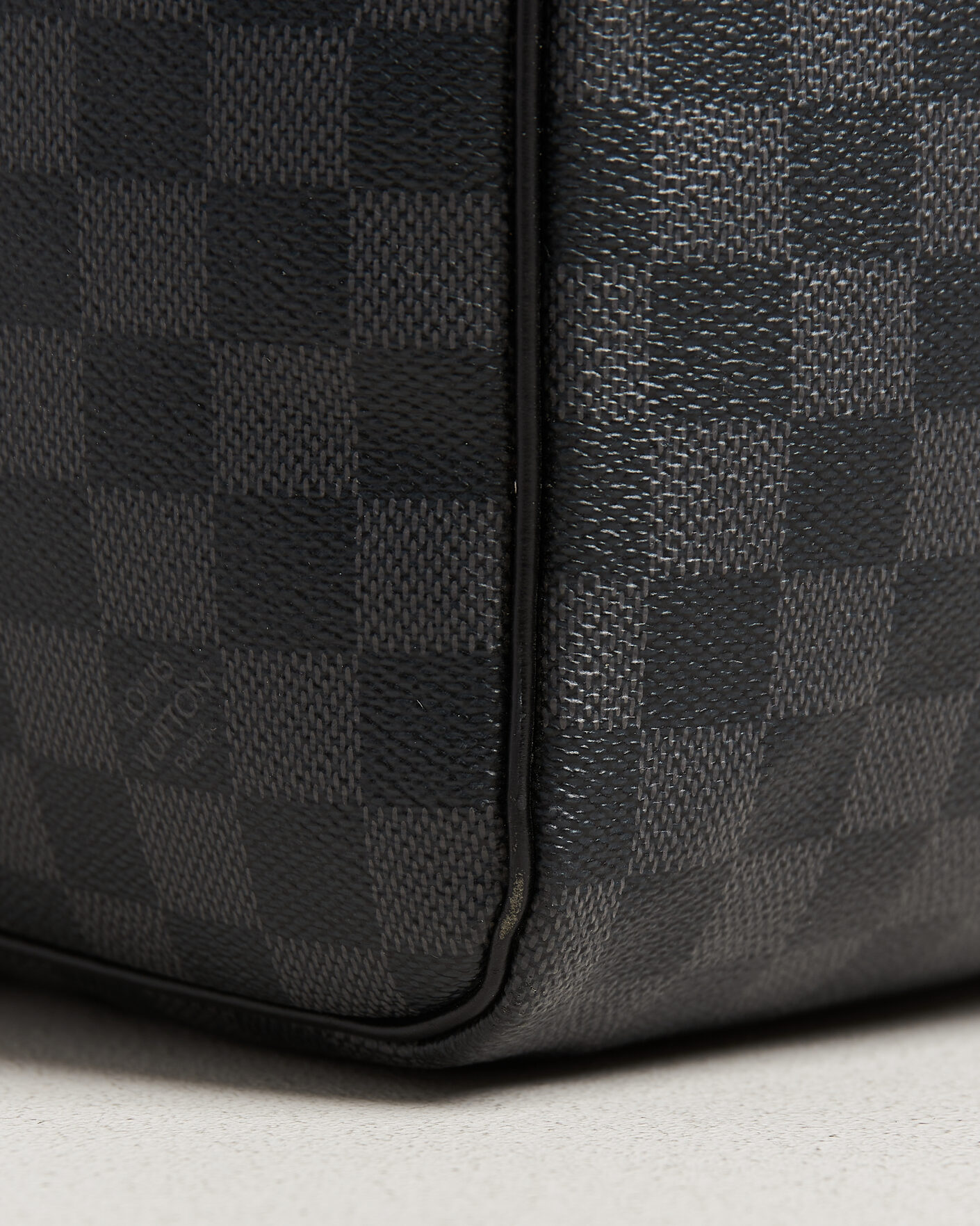Uomini | Pre-Owned & Vintage Bags | Louis Vuitton Pre-Owned | Keepall Bandouliére 55 Damier Graphite