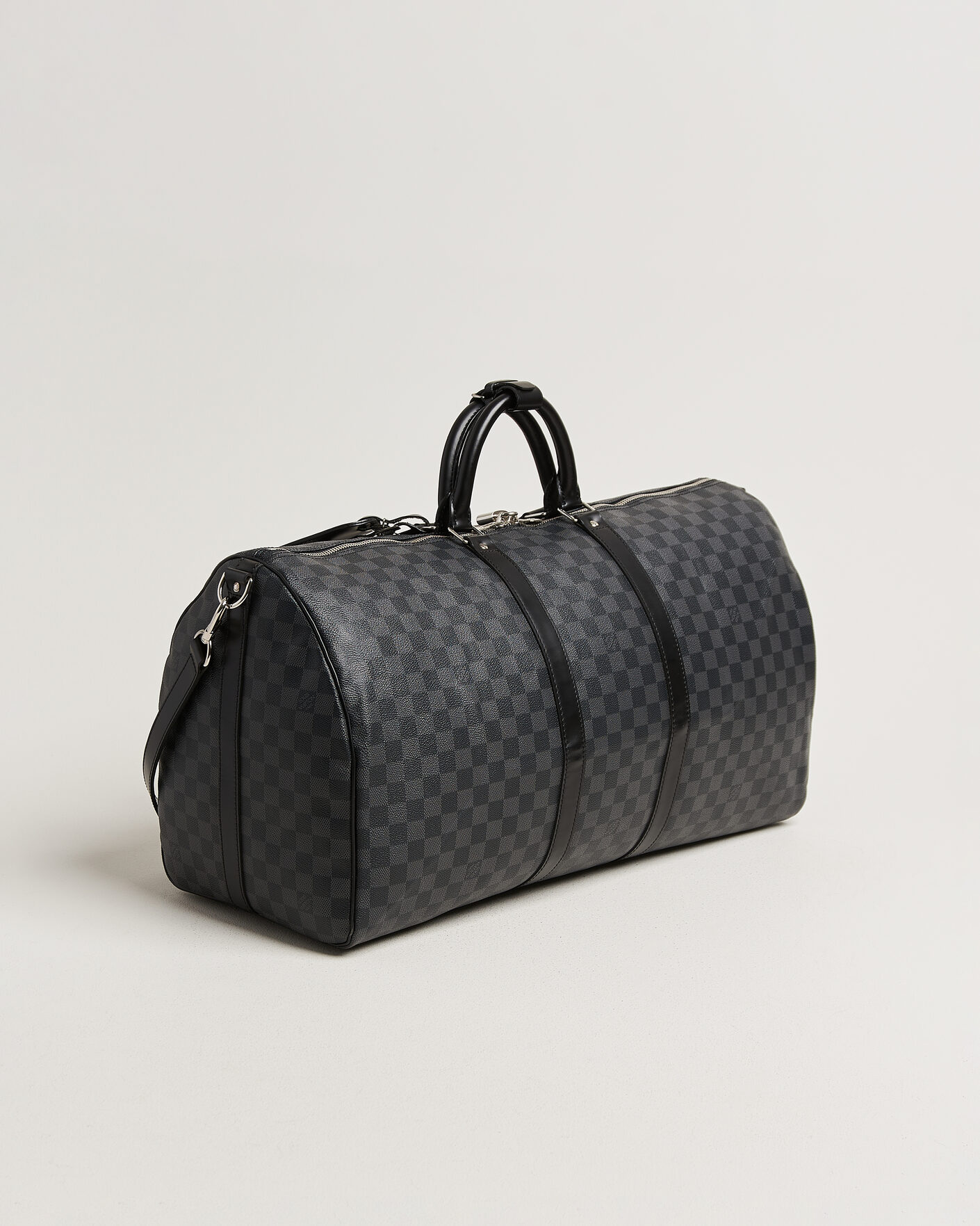Uomini | Pre-Owned & Vintage Bags | Louis Vuitton Pre-Owned | Keepall Bandouliére 55 Damier Graphite
