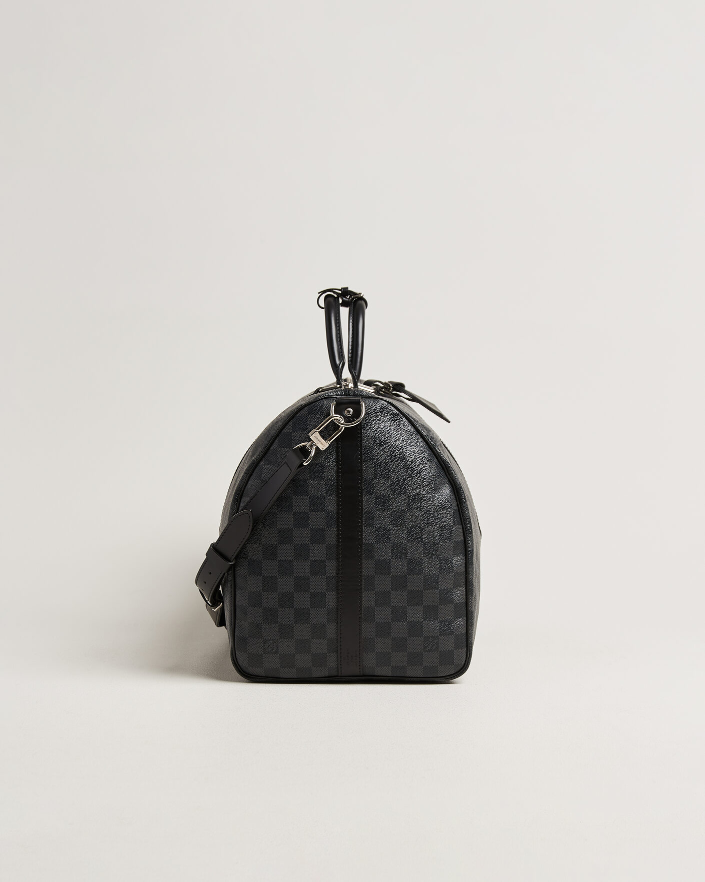 Uomini | Pre-Owned & Vintage Bags | Louis Vuitton Pre-Owned | Keepall Bandouliére 55 Damier Graphite