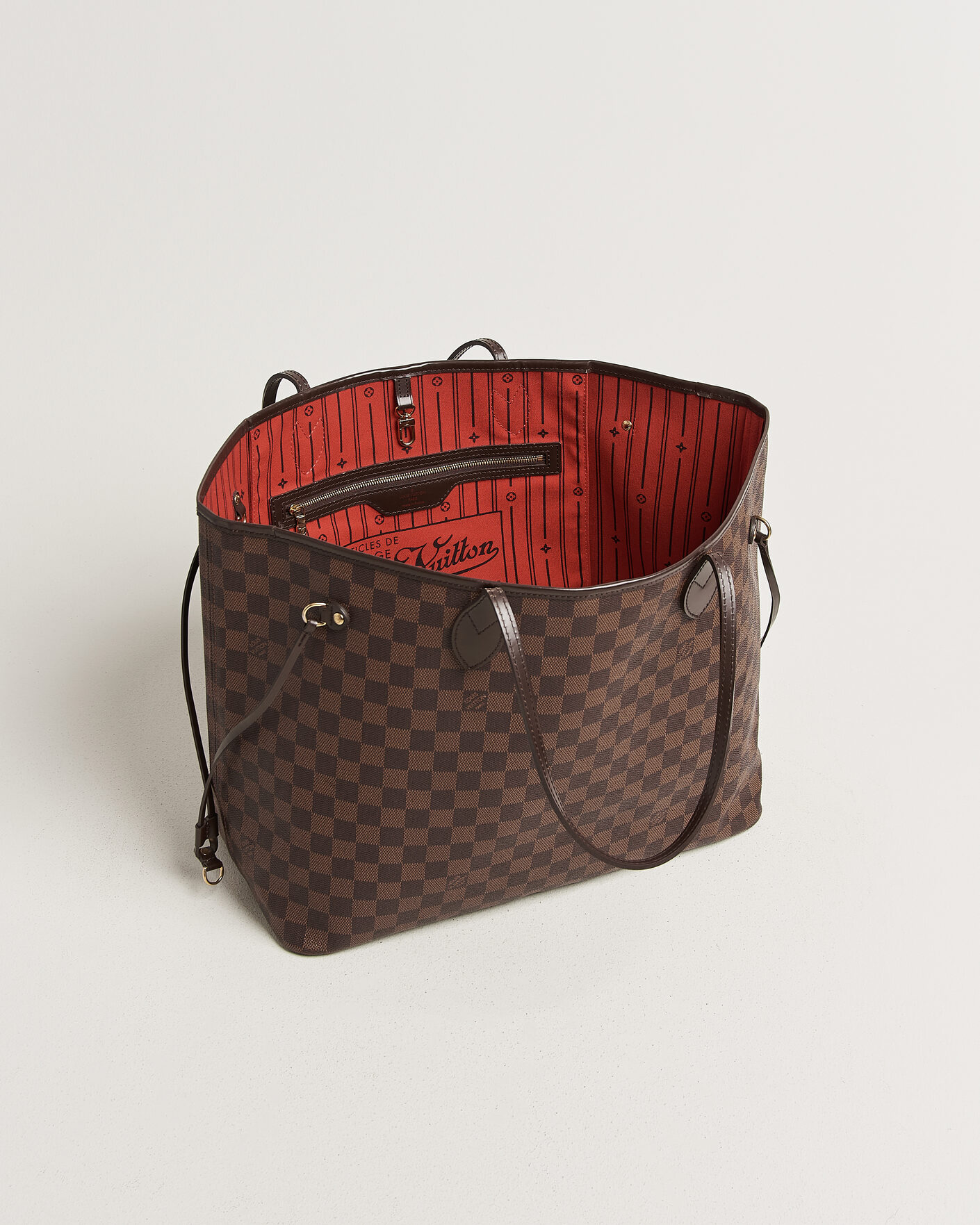 Uomini | Pre-Owned & Vintage Bags | Louis Vuitton Pre-Owned | Neverfull GM Damier Ebene