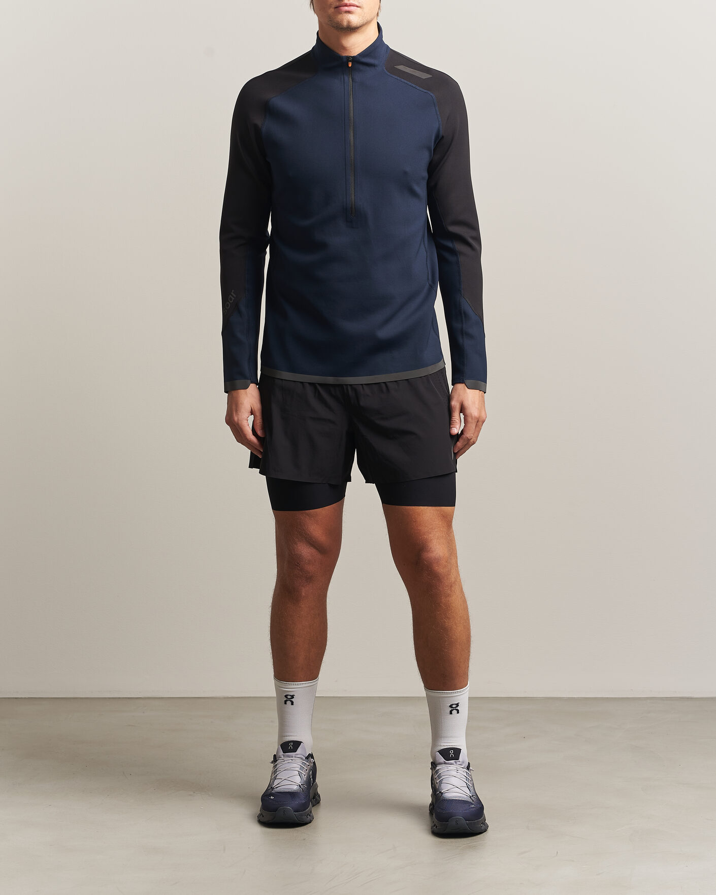 Uomini | Pantaloncini | SOAR Running | Dual Run Shorts Black