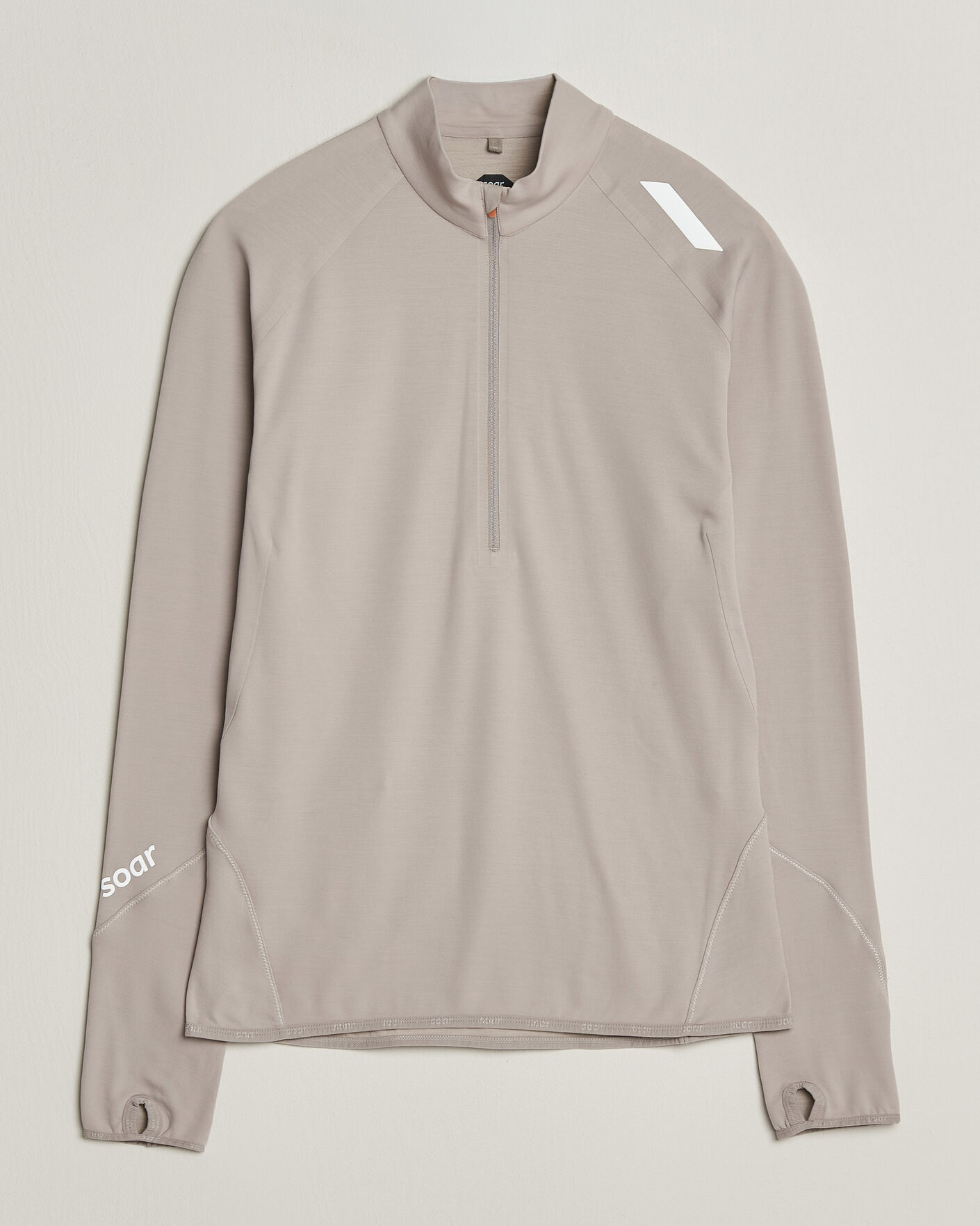 Uomini | Maglieria | SOAR Running | Wool Tech Top Opal Grey