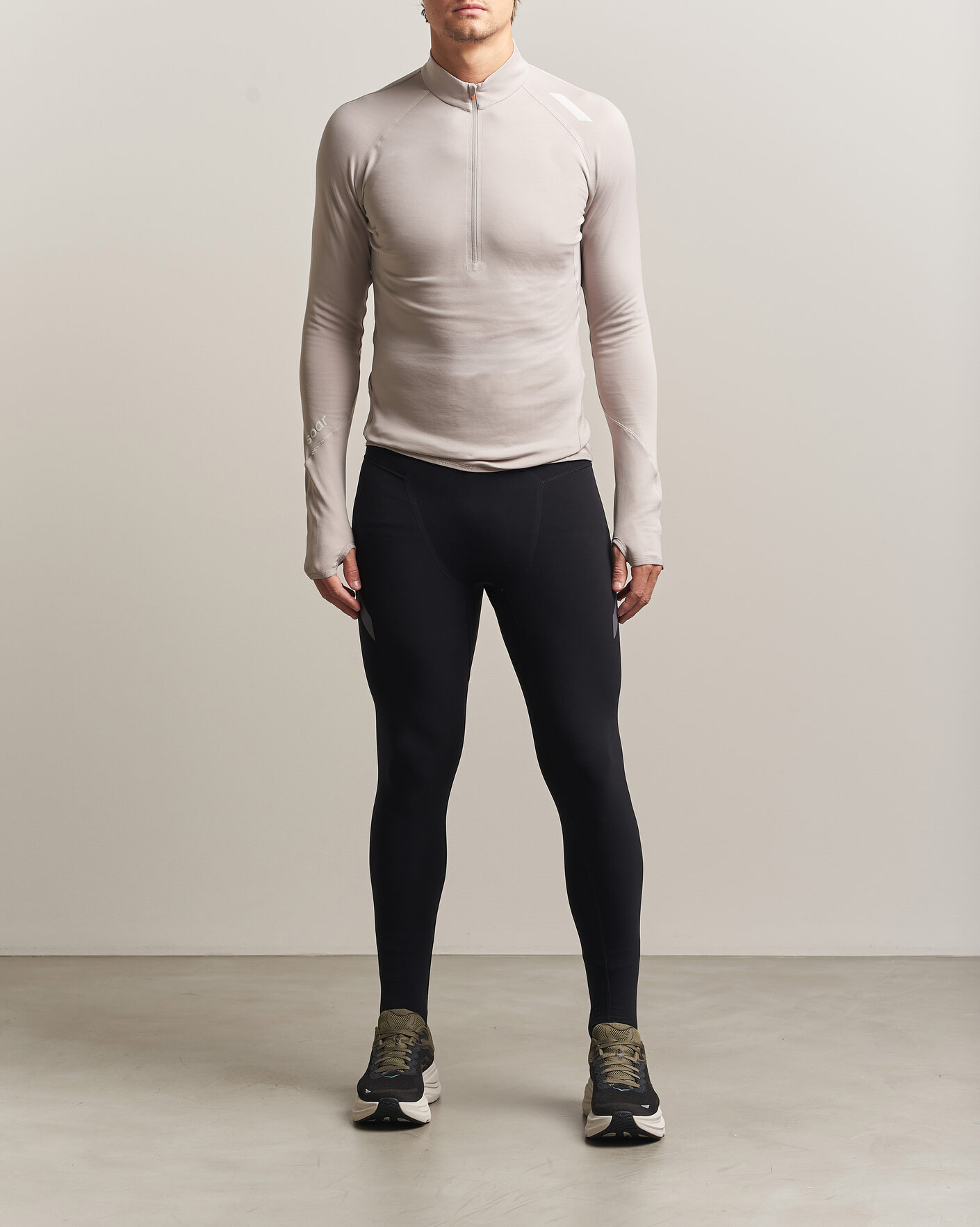 Uomini | Maglieria | SOAR Running | Wool Tech Top Opal Grey
