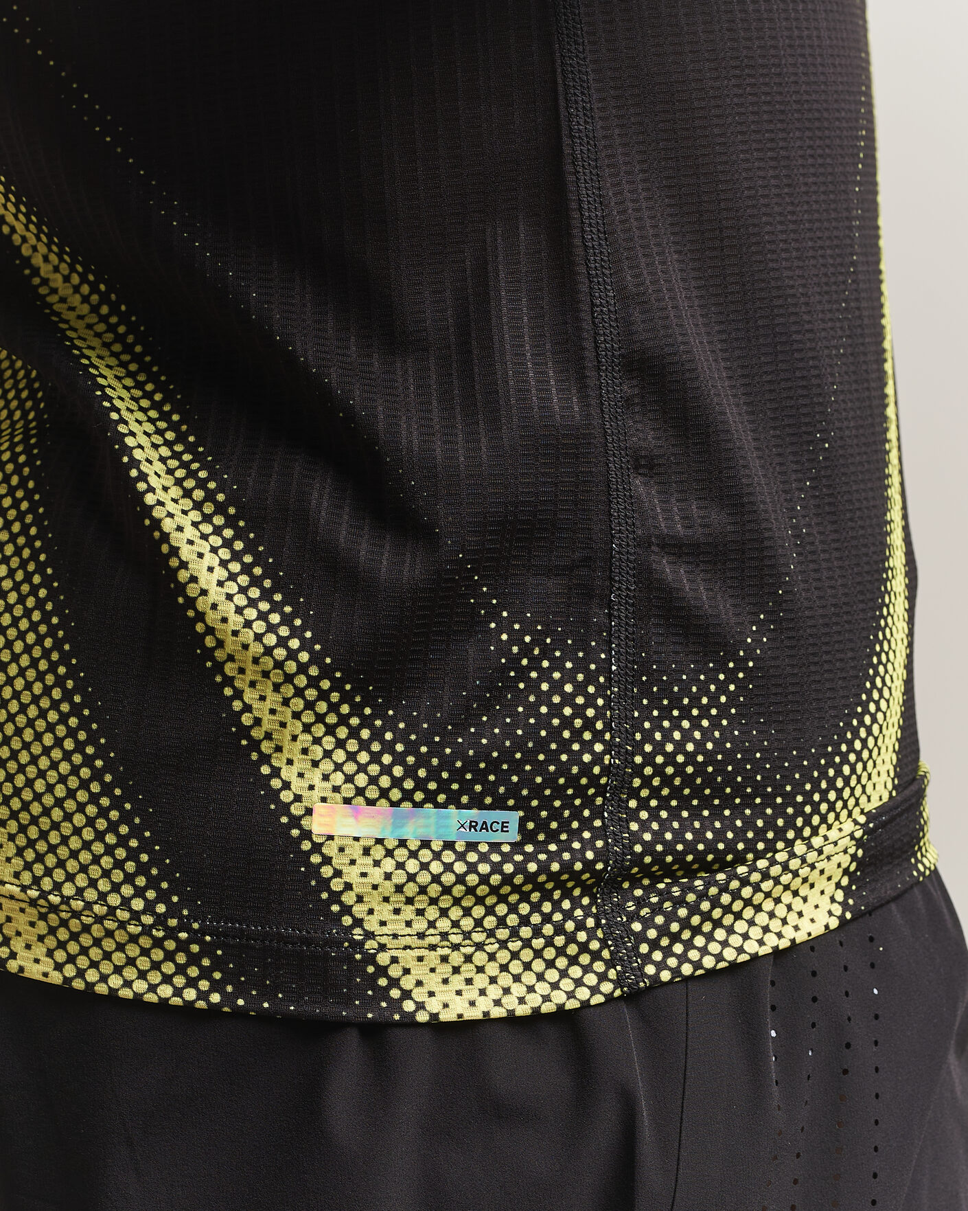 Uomini | T-shirt | SOAR Running | LS Race Base Yellow/Black