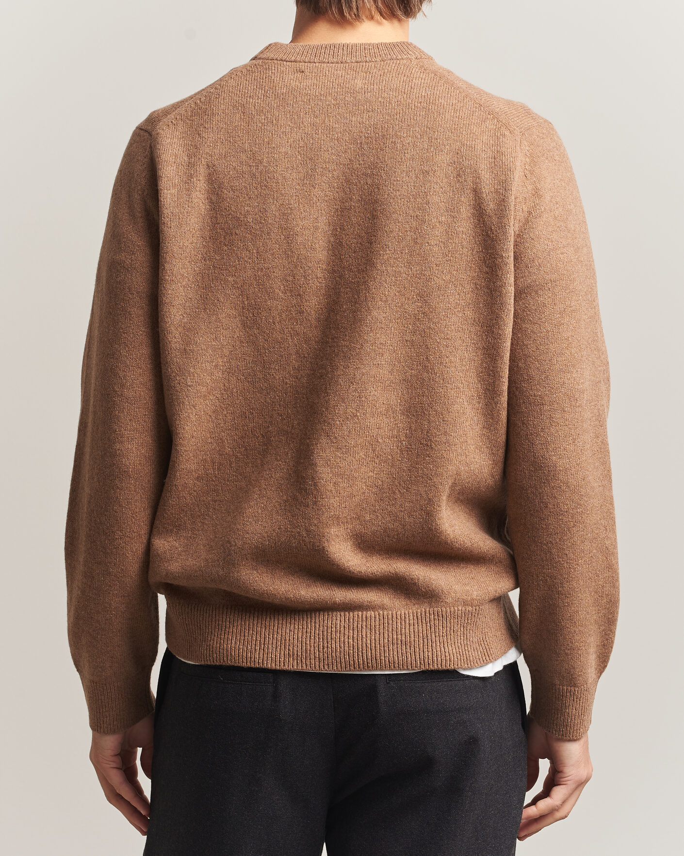 Uomini | Maglieria | Samsøe Samsøe | Isak Knitted Crew Neck Lead Gray