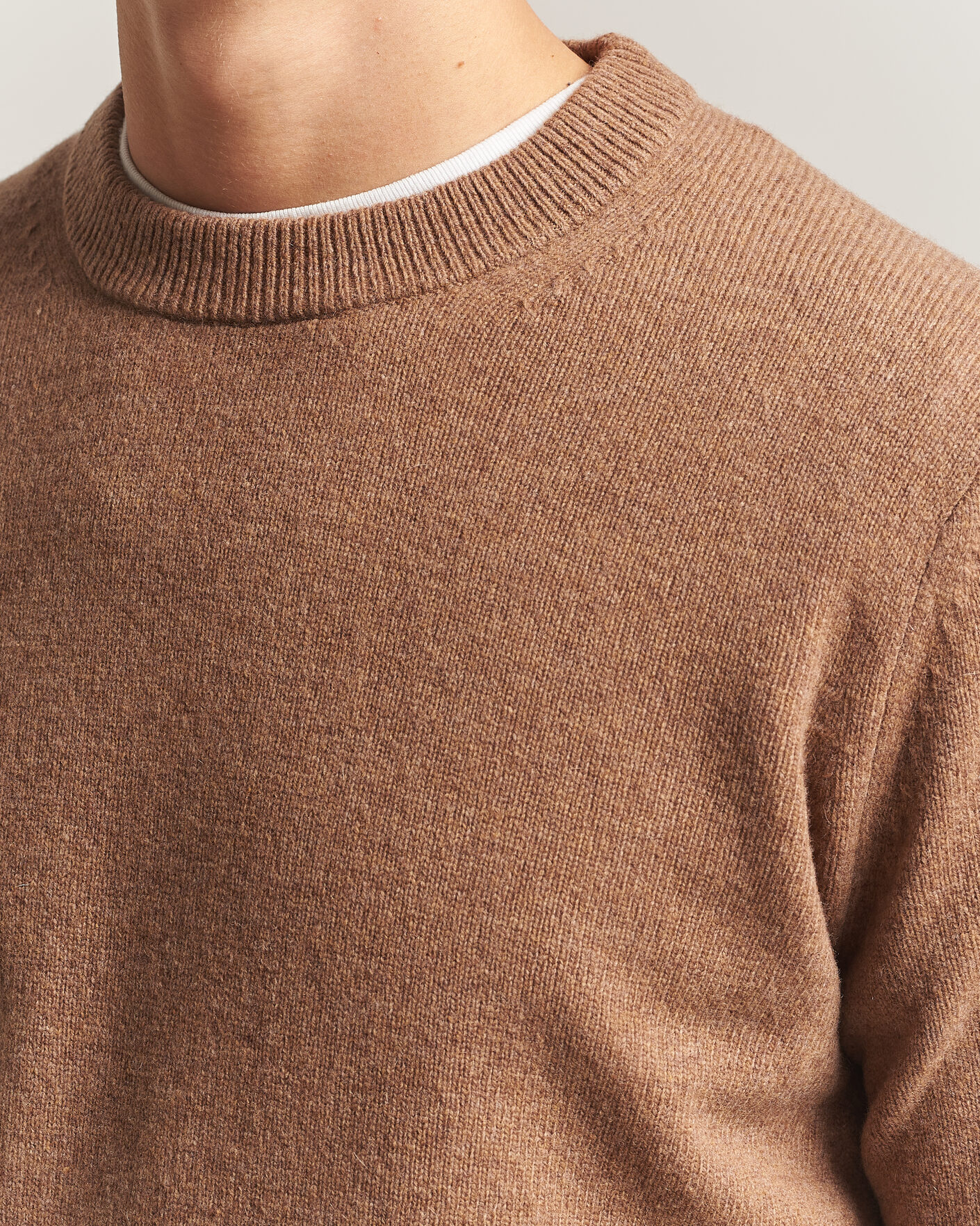 Uomini | Maglieria | Samsøe Samsøe | Isak Knitted Crew Neck Lead Gray
