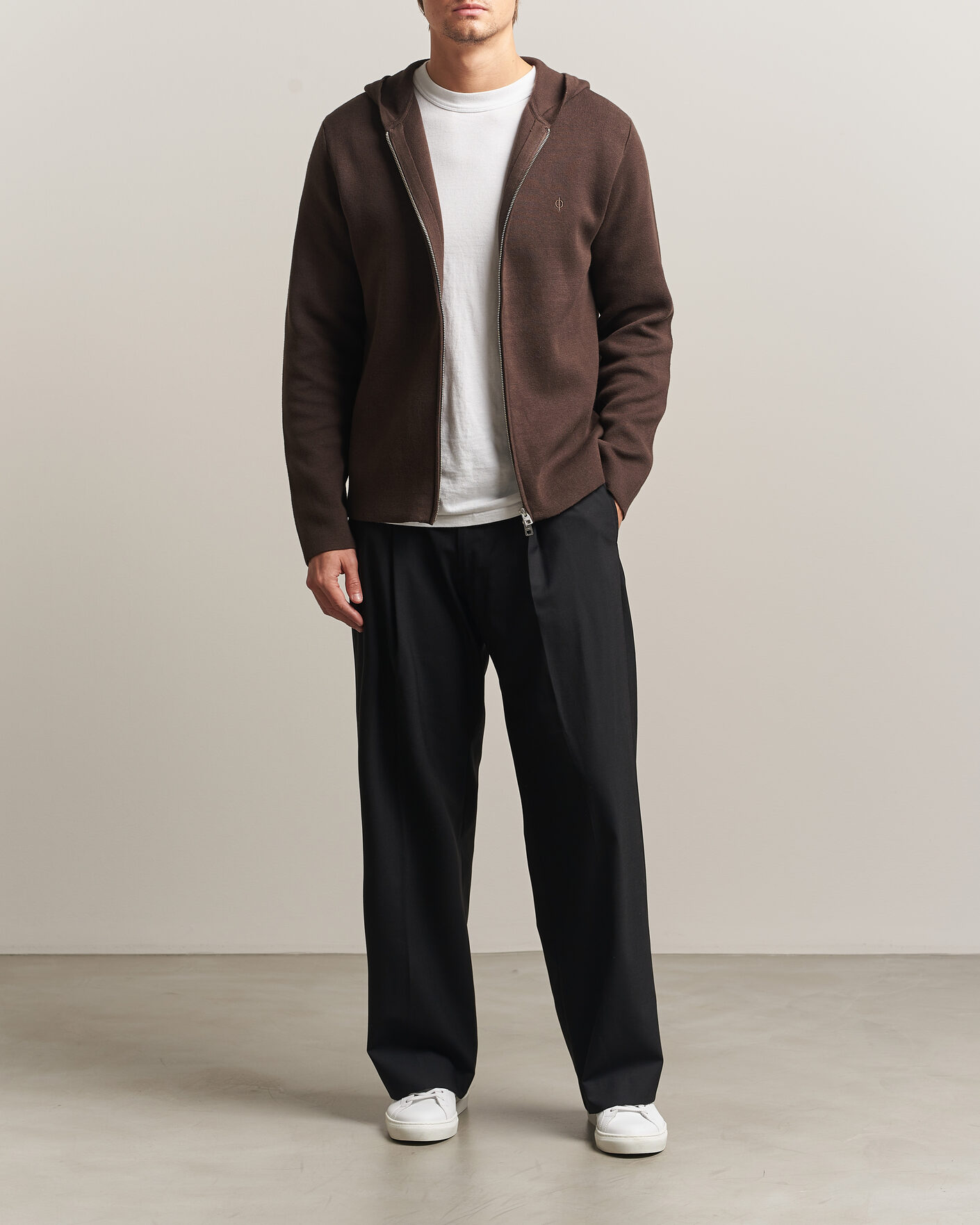 Uomini | Maglieria | Samsøe Samsøe | Niklas Full Zip Hoodie Delicioso