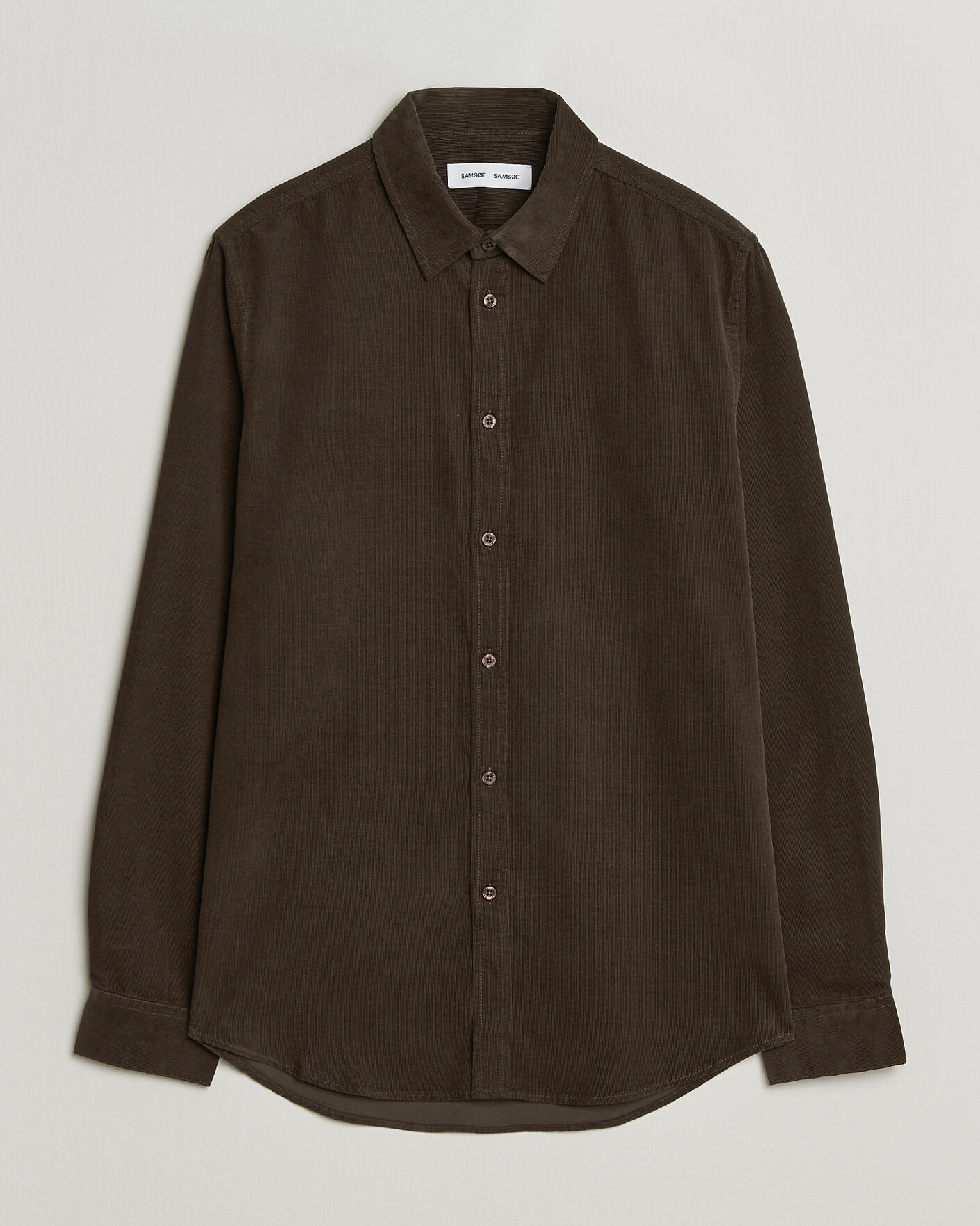 Uomini | Camicie | Samsøe Samsøe | Liam Baby Cord Checked Shirt Delicioso