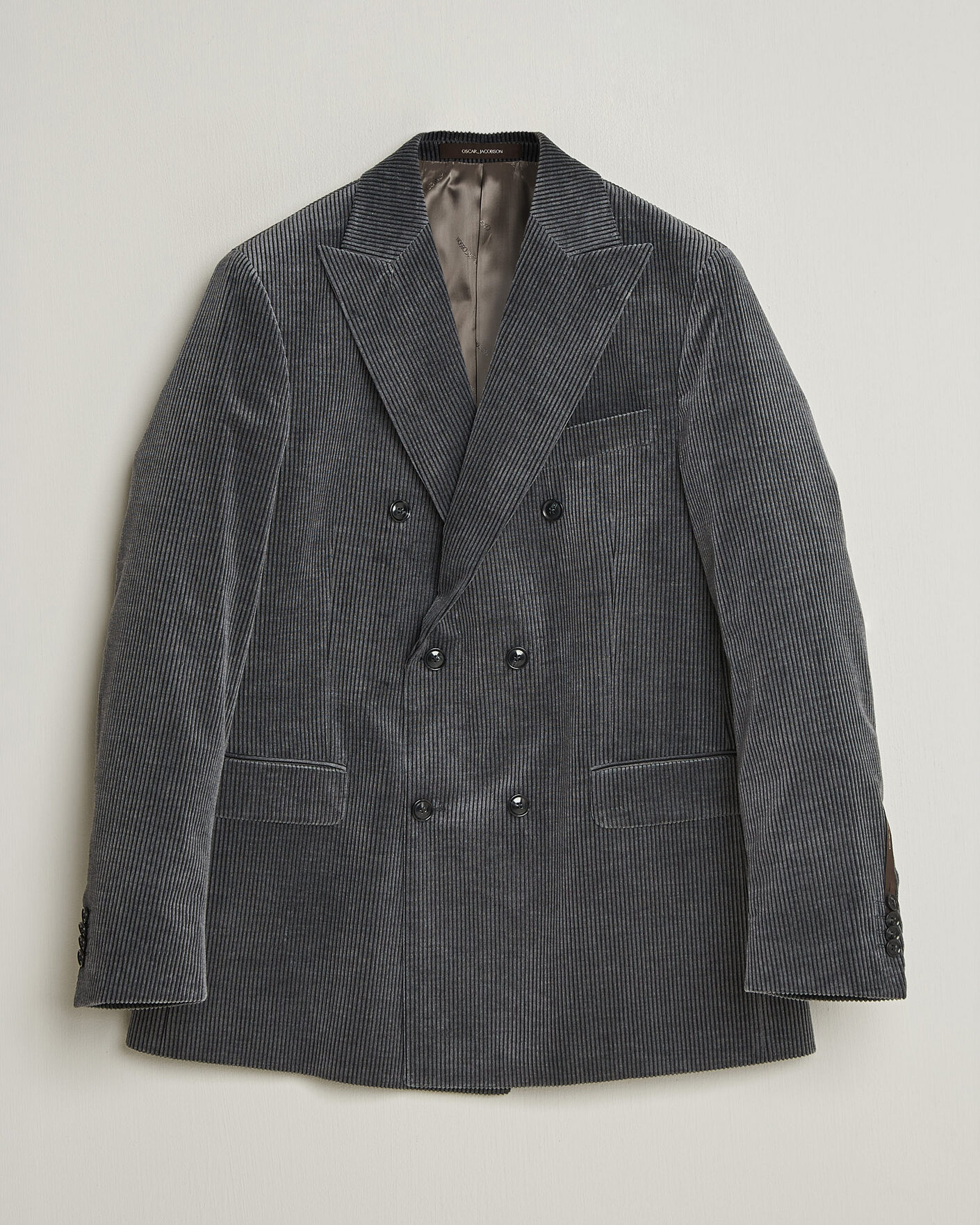 Uomini | Blazers | Oscar Jacobson | Farris Corduroy Blazer Grey