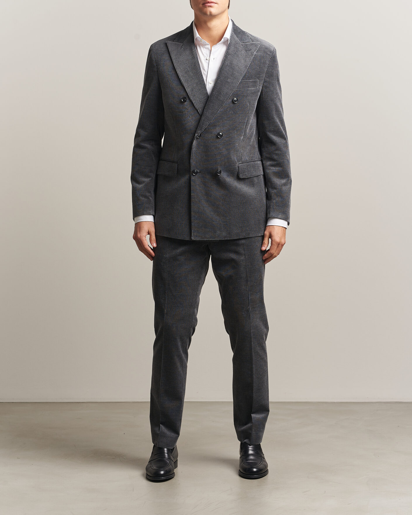 Uomini | Blazers | Oscar Jacobson | Farris Corduroy Blazer Grey