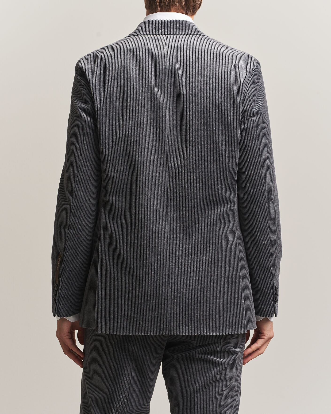 Uomini | Blazers | Oscar Jacobson | Farris Corduroy Blazer Grey