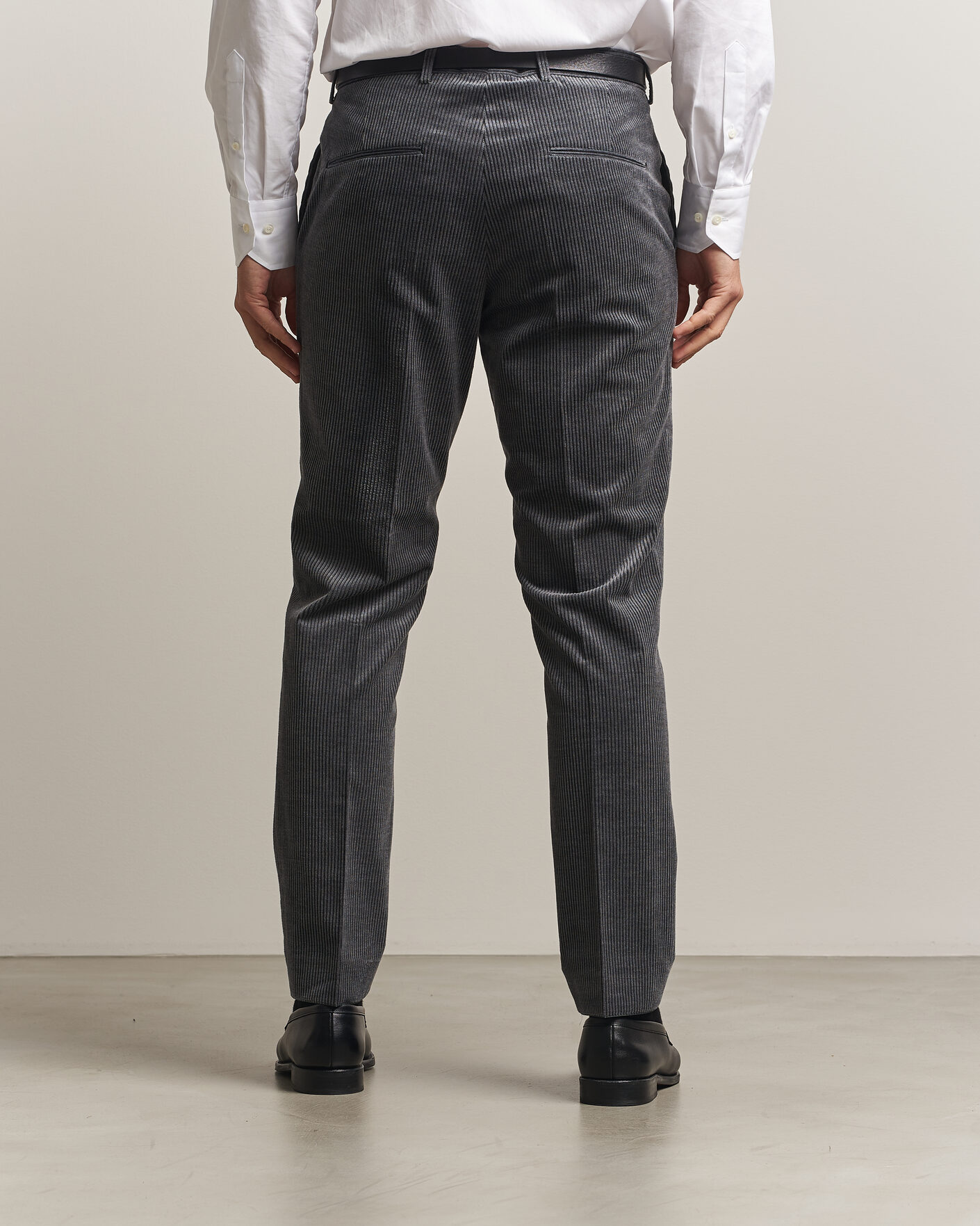 Uomini | Pantaloni | Oscar Jacobson | Dandy Corduroy Trousers Grey