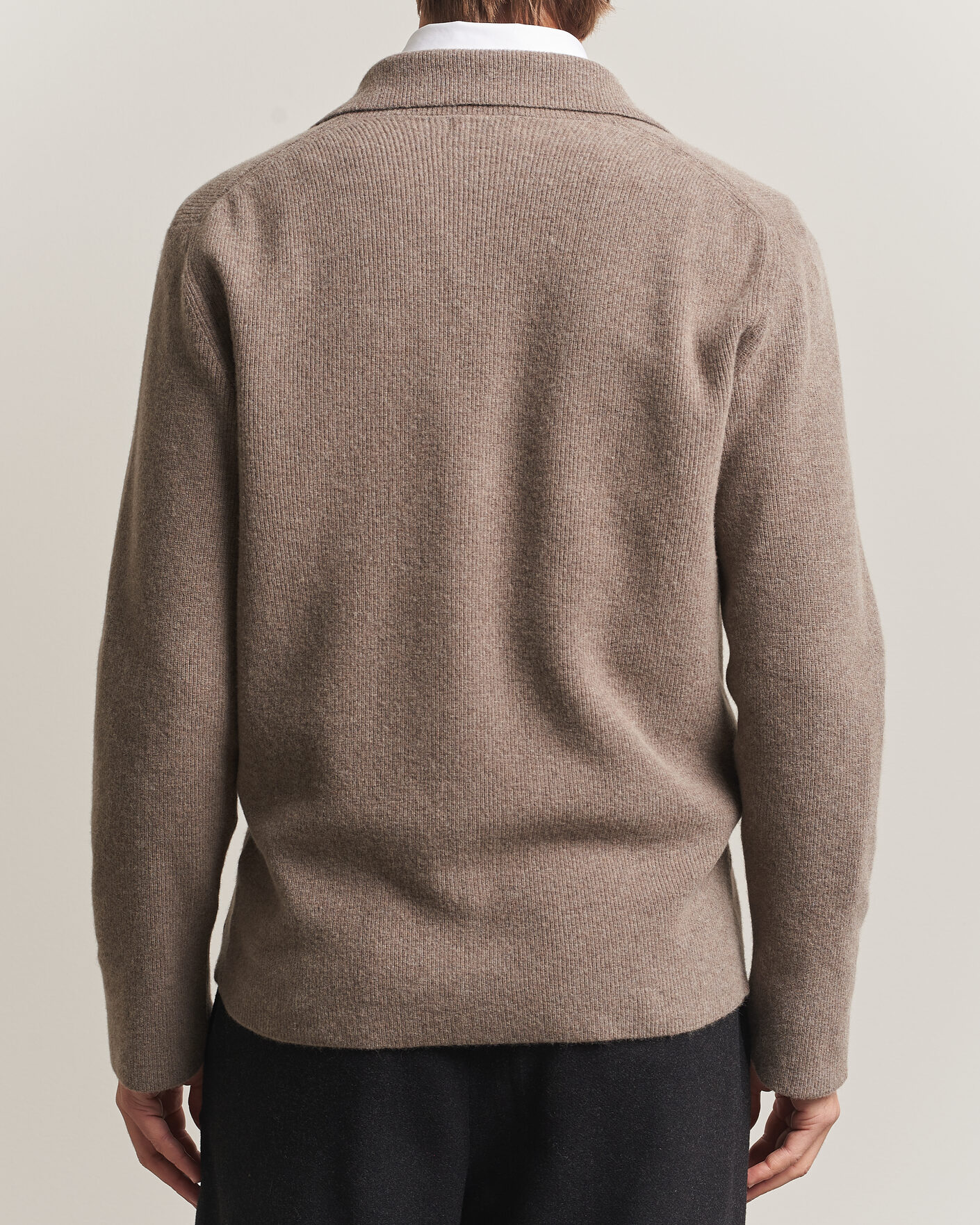 Uomini | Blazers | Oscar Jacobson | Antonio Knitted Blazer Taupe