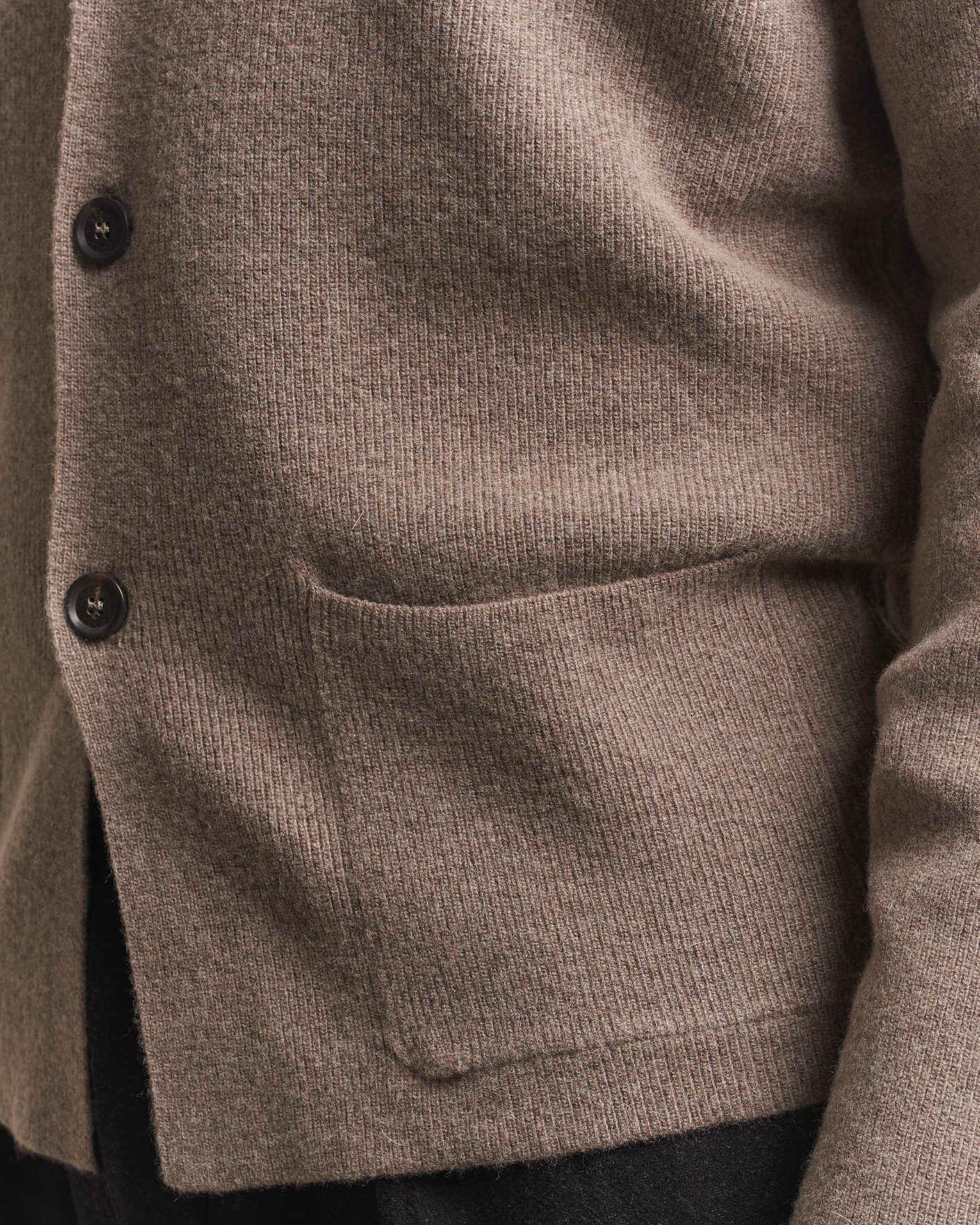 Uomini | Blazers | Oscar Jacobson | Antonio Knitted Blazer Taupe