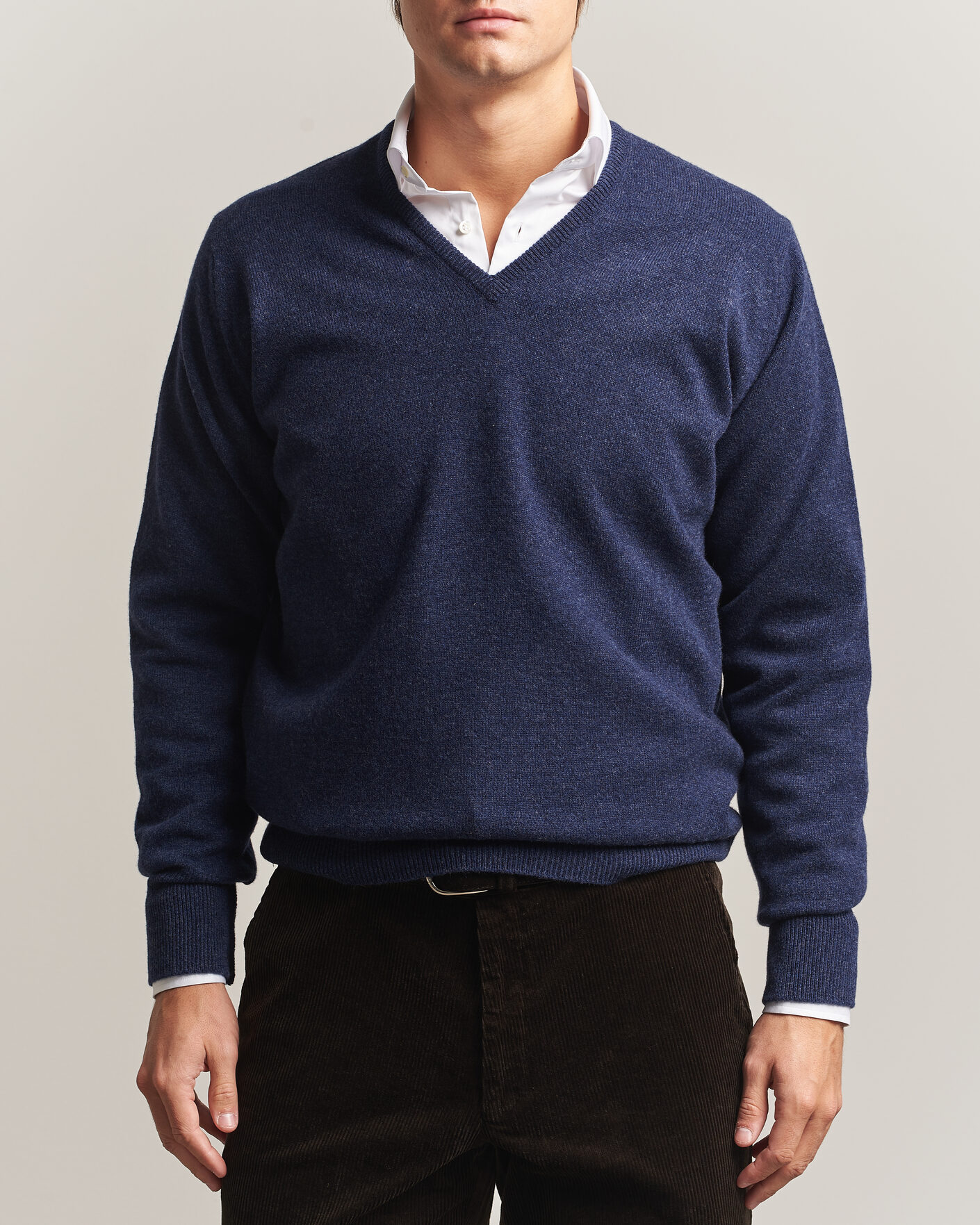 Uomini | Maglieria | William Lockie | Rob Lambswool V-Neck Astra