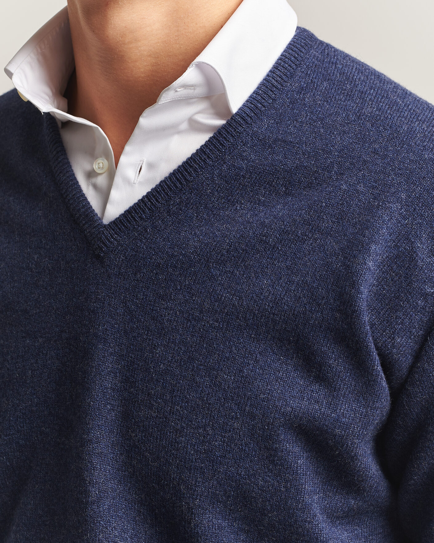 Uomini | Maglieria | William Lockie | Rob Lambswool V-Neck Astra