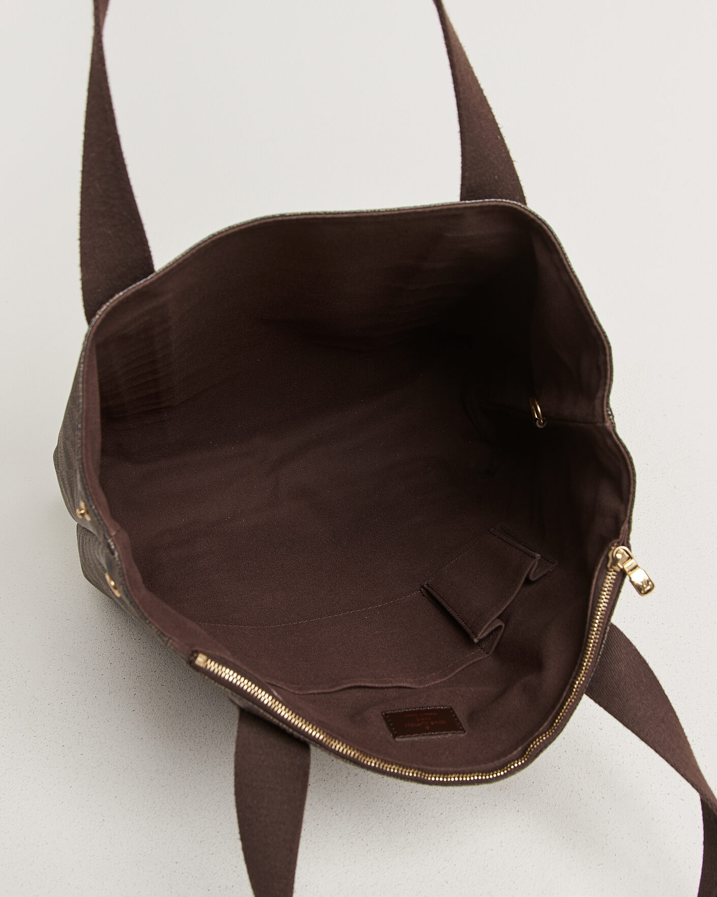 Uomini | Pre-Owned & Vintage Bags | Louis Vuitton Pre-Owned | Cabas Bobur Tote Bag Damier Ebene