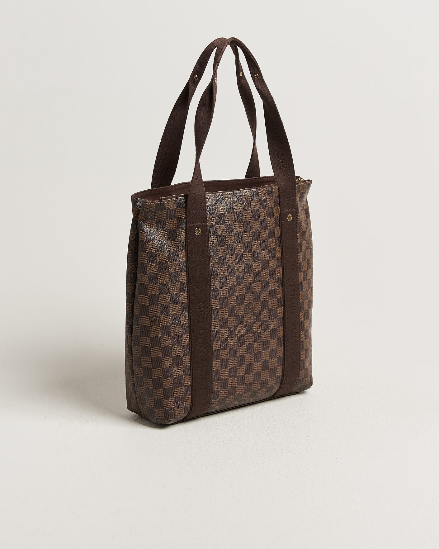 Uomini | Pre-Owned & Vintage Bags | Louis Vuitton Pre-Owned | Cabas Bobur Tote Bag Damier Ebene