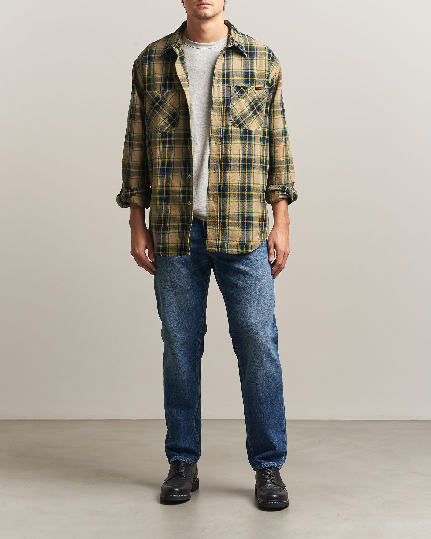 Uomini | Camicie | Nudie Jeans | Julian Checked Worker Shirt Multi