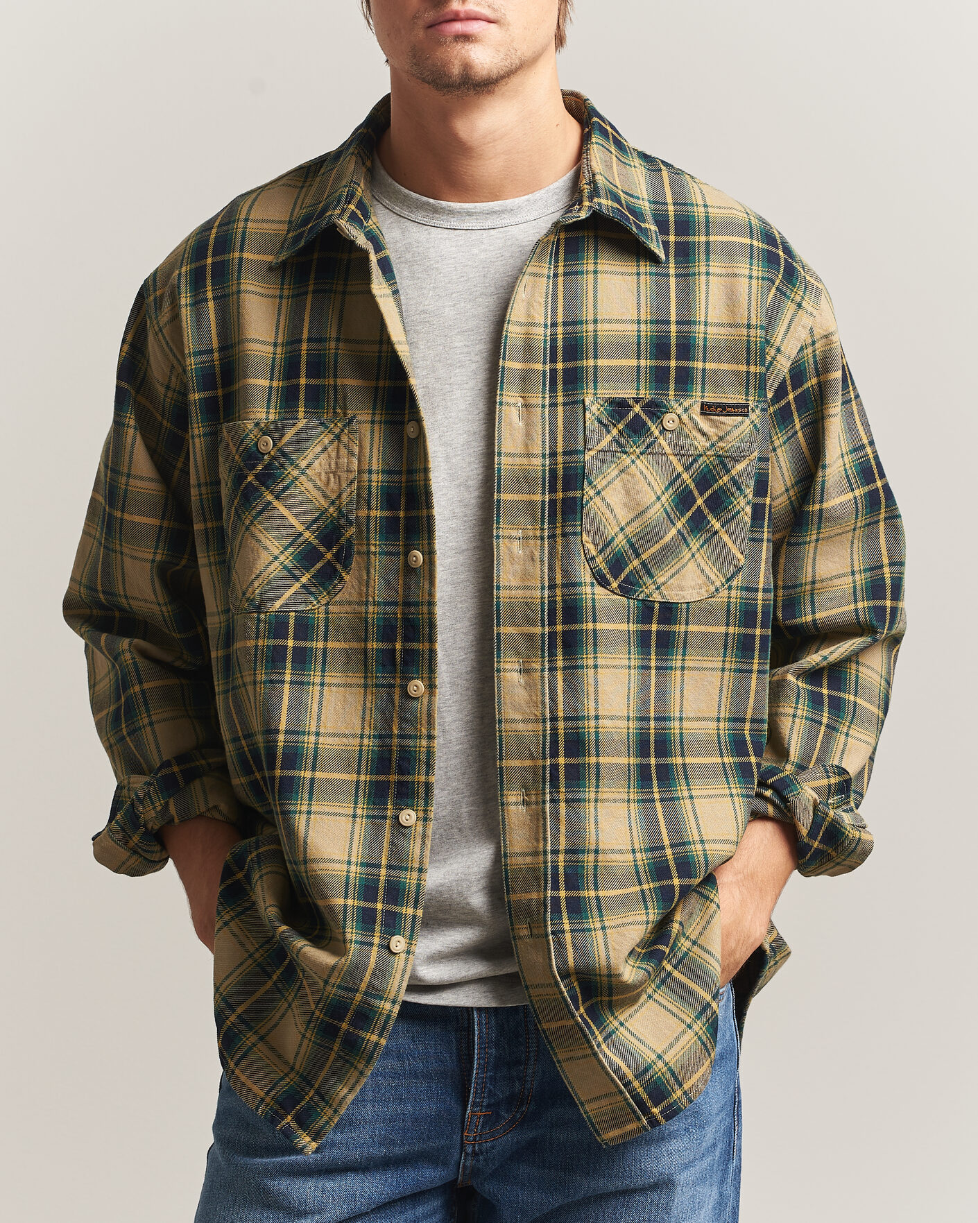 Uomini | Camicie | Nudie Jeans | Julian Checked Worker Shirt Multi