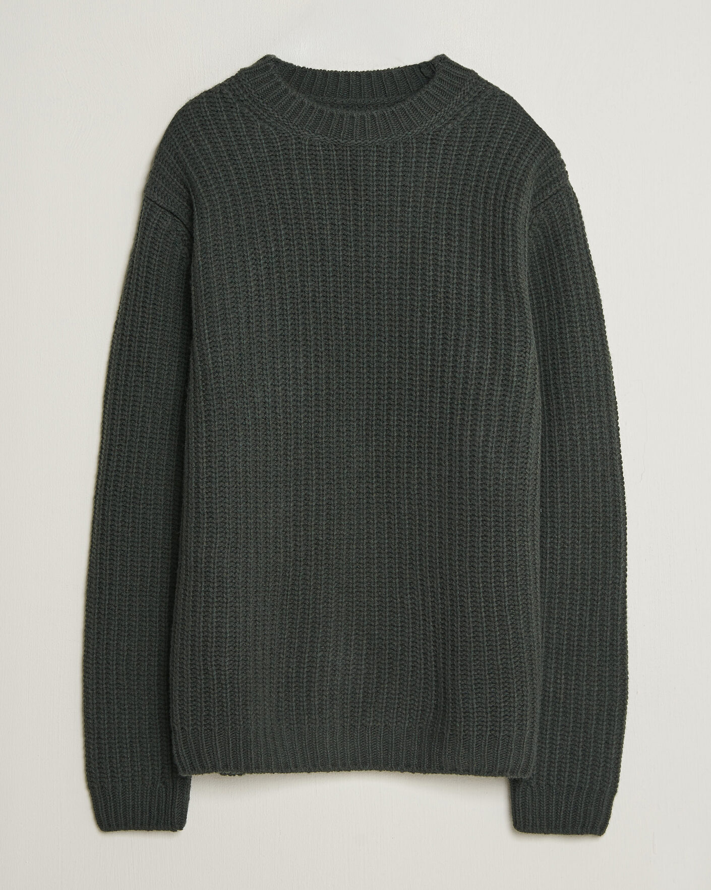 Uomini | Maglieria | Nudie Jeans | Gurry Chunky Knitted Sweater Racing Green