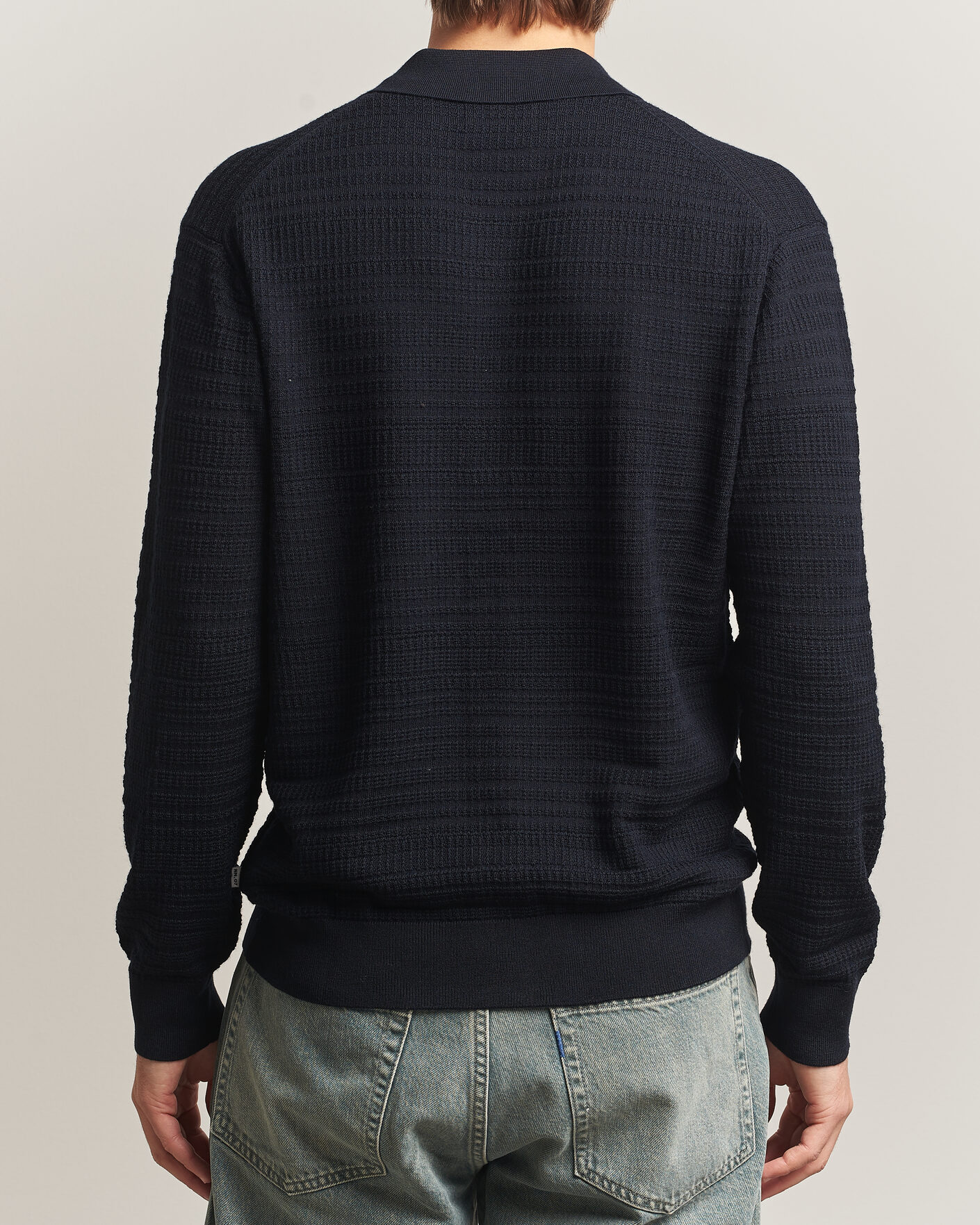 Uomini | Maglieria | NN07 | Nate Wool Knitted Cardigan Deep Navy