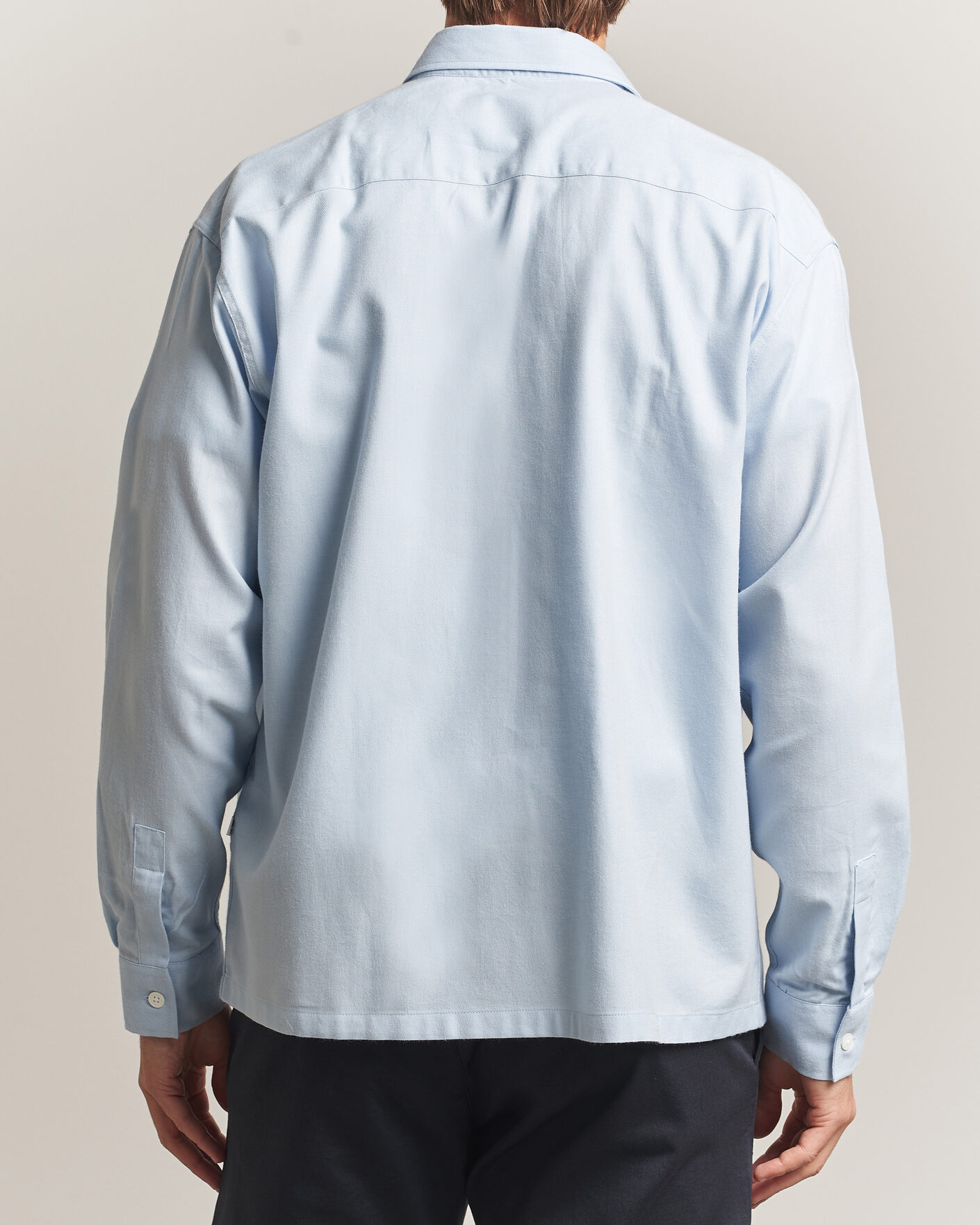 Uomini | Camicie | NN07 | Deon Brushed Light Flannel Shirt Sky Mist
