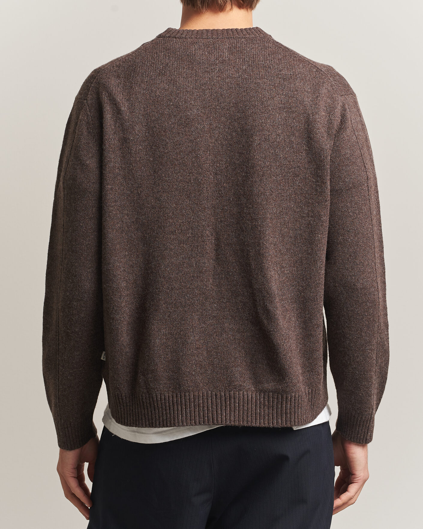 Uomini | Maglieria | NN07 | Russel Wool/Cotton Knitted Sweater Mable Husk
