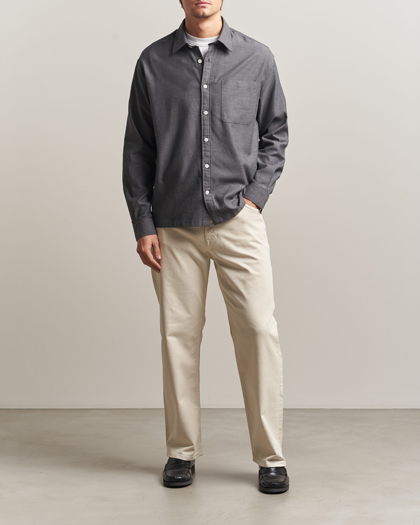 Uomini | Pantaloni | NN07 | Otis Relaxed Fit 5-Pocket Pants Ivory