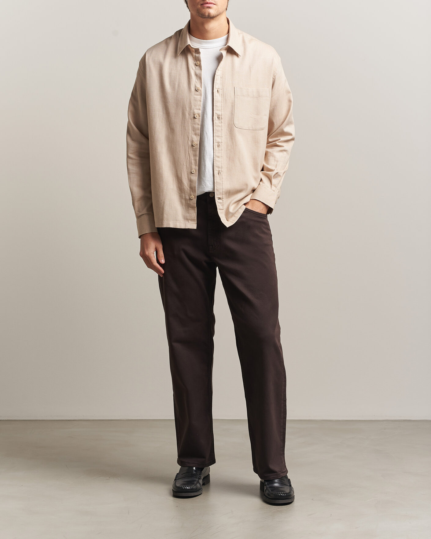 Uomini | Pantaloni | NN07 | Otis Relaxed Fit 5-Pocket Pants Deep Truffle