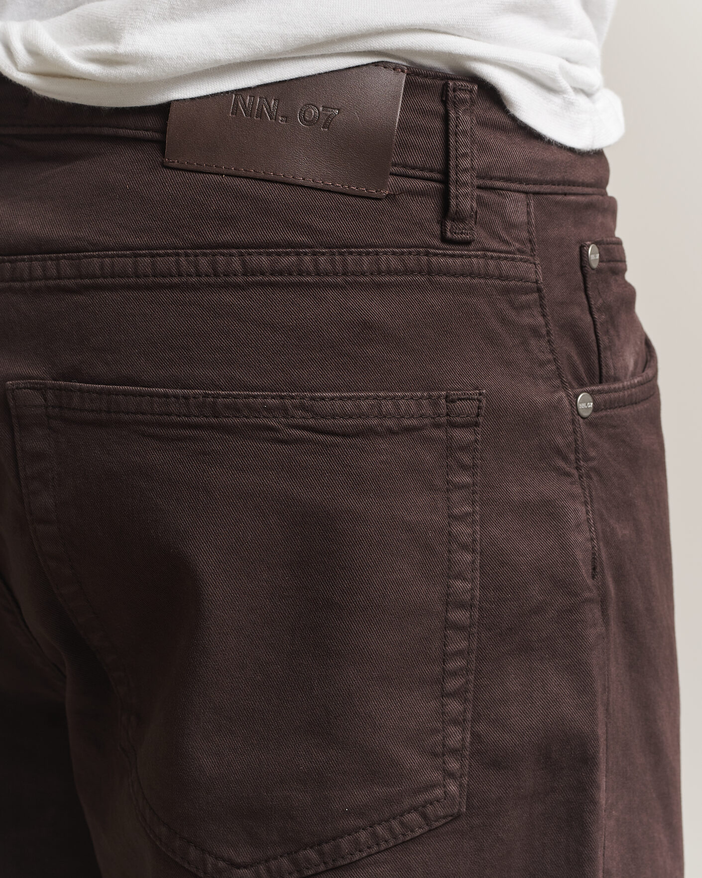 Uomini | Pantaloni | NN07 | Otis Relaxed Fit 5-Pocket Pants Deep Truffle