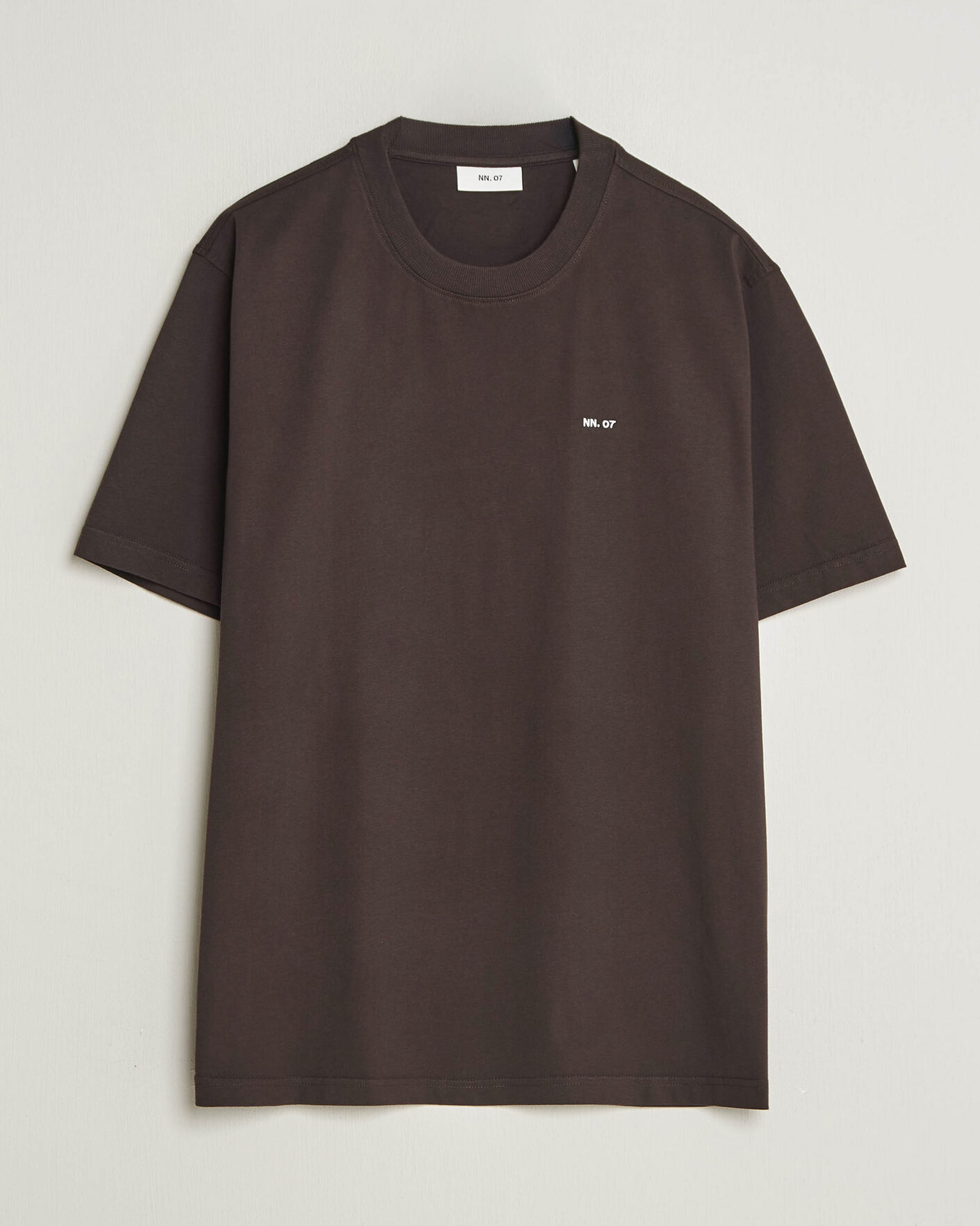 Uomini | T-shirt | NN07 | Adam Crew Neck T-Shirt Deep Truffle