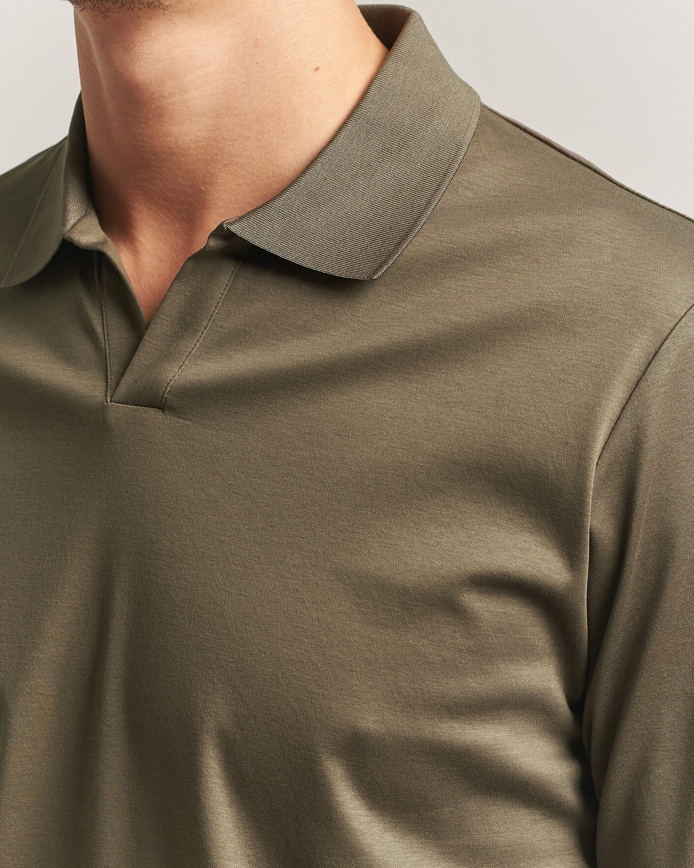 Uomini | Polo | NN07 | Paul Long Sleeve Polo Mable Husk