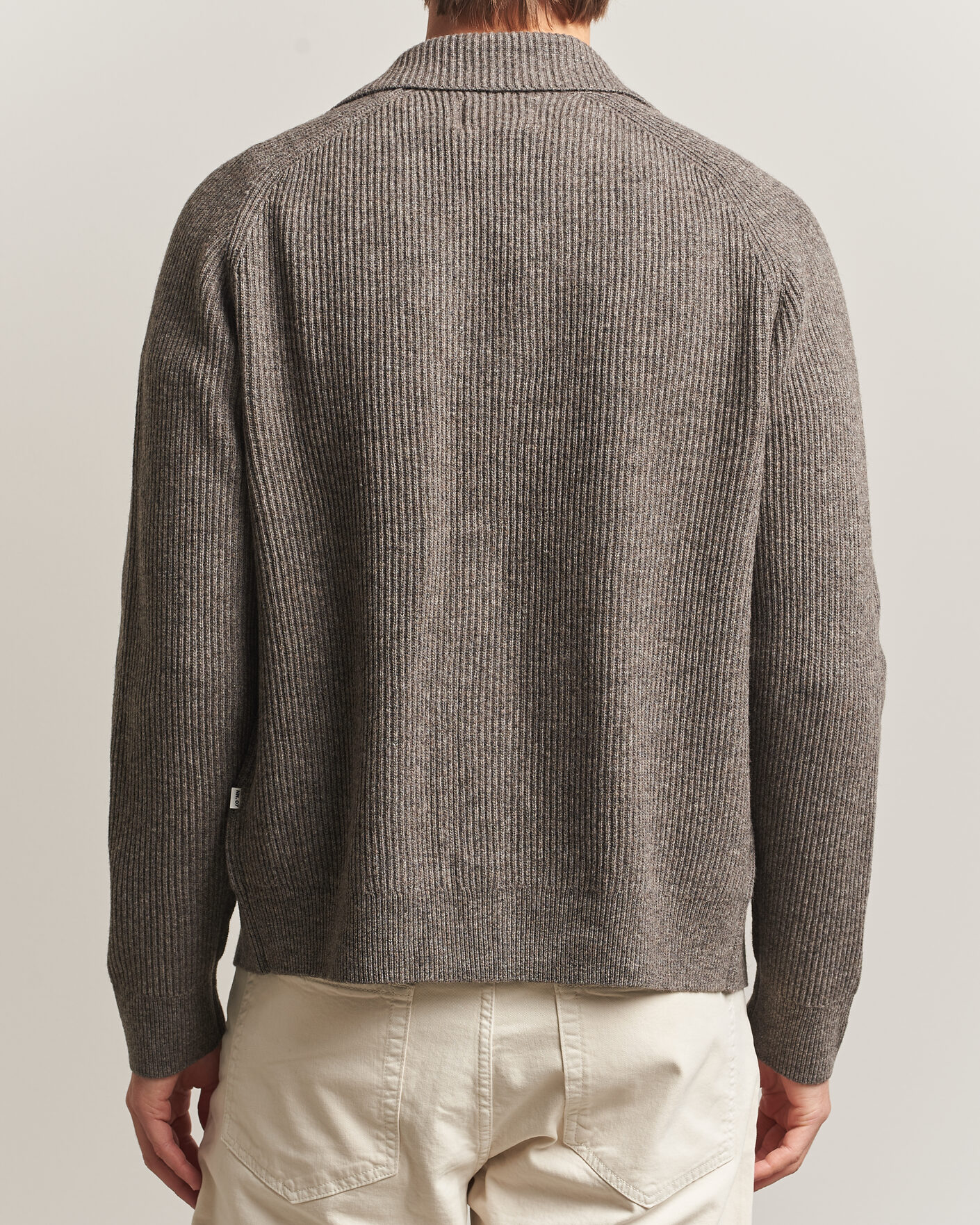 Uomini | Maglieria | NN07 | Shane Wool Knitted Cardigan Mable Husk