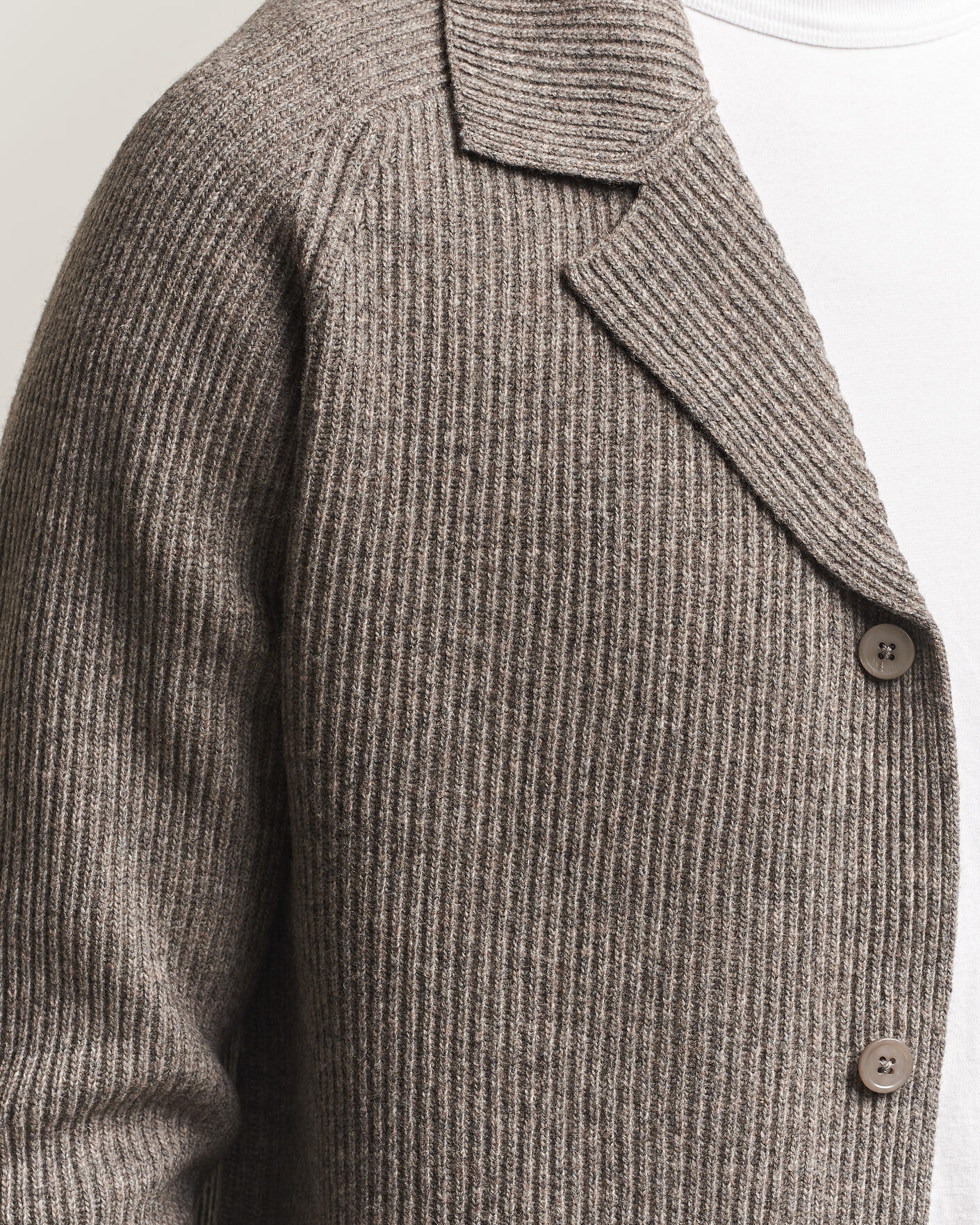 Uomini | Maglieria | NN07 | Shane Wool Knitted Cardigan Mable Husk