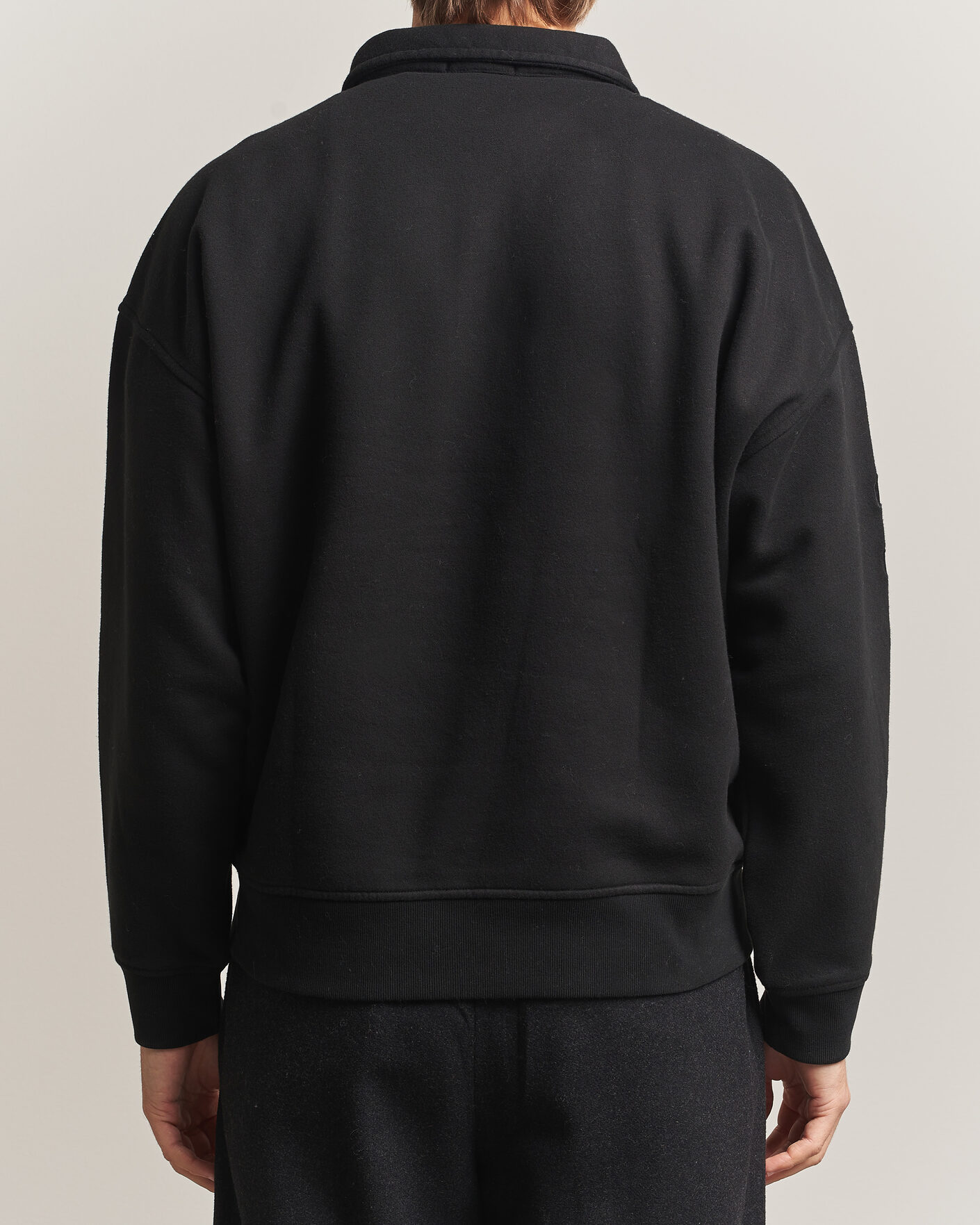 Uomini | Maglieria | Polo Ralph Lauren | Heavy Weight Half Zip Fleece Polo Black