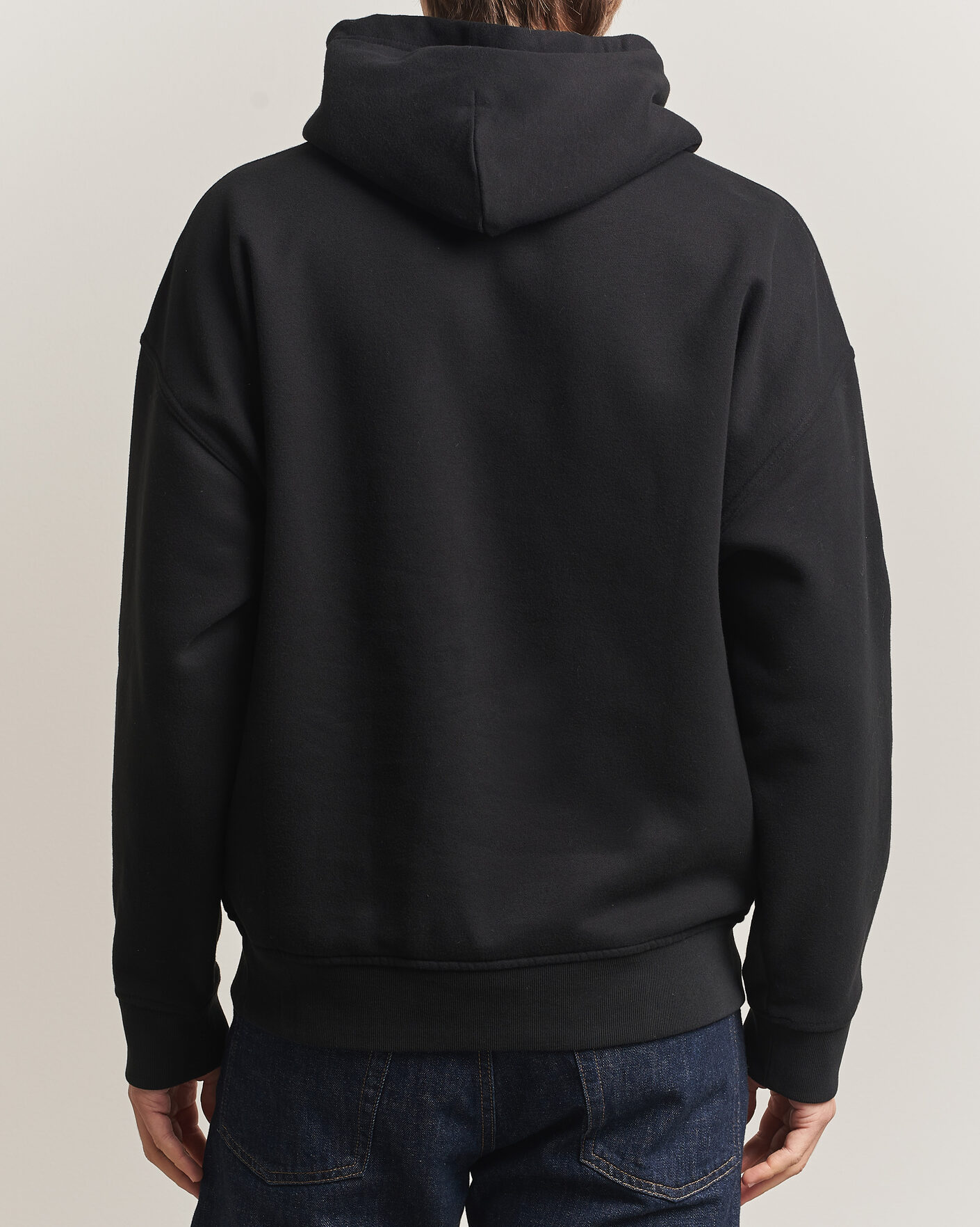Uomini | Maglieria | Polo Ralph Lauren | Heavy Weight Tonal Pony Hoodie Polo Black