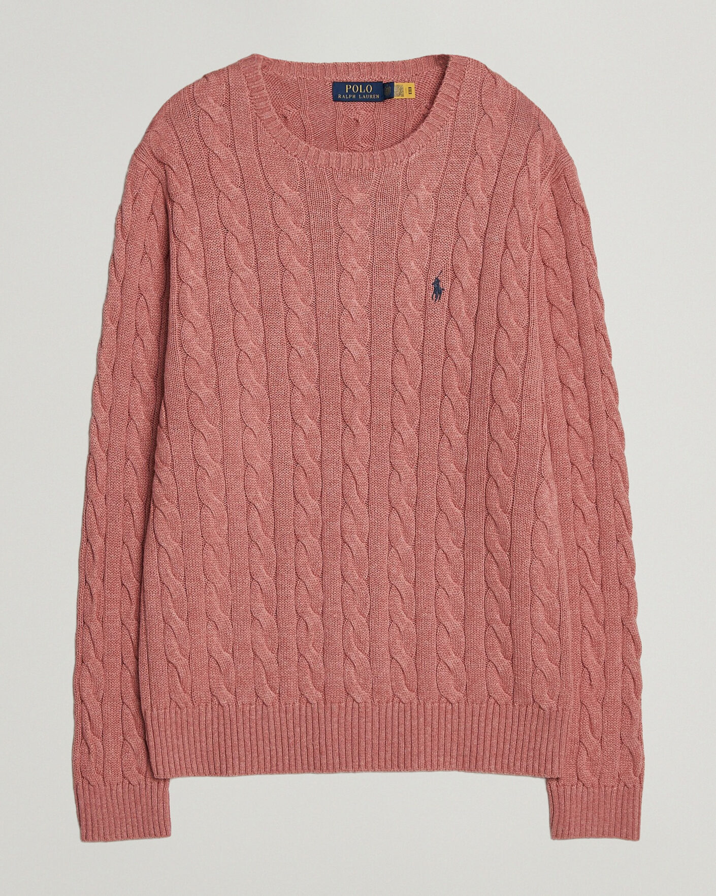 Uomini | Maglieria | Polo Ralph Lauren | Cotton Cable Pullover Faded Cranberry Heather