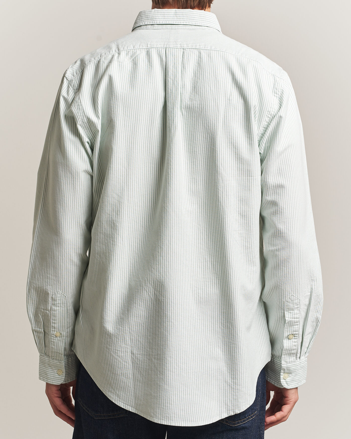Uomini | Camicie | Polo Ralph Lauren | Custom Slim Fit Oxford Shirt Pistachio/White