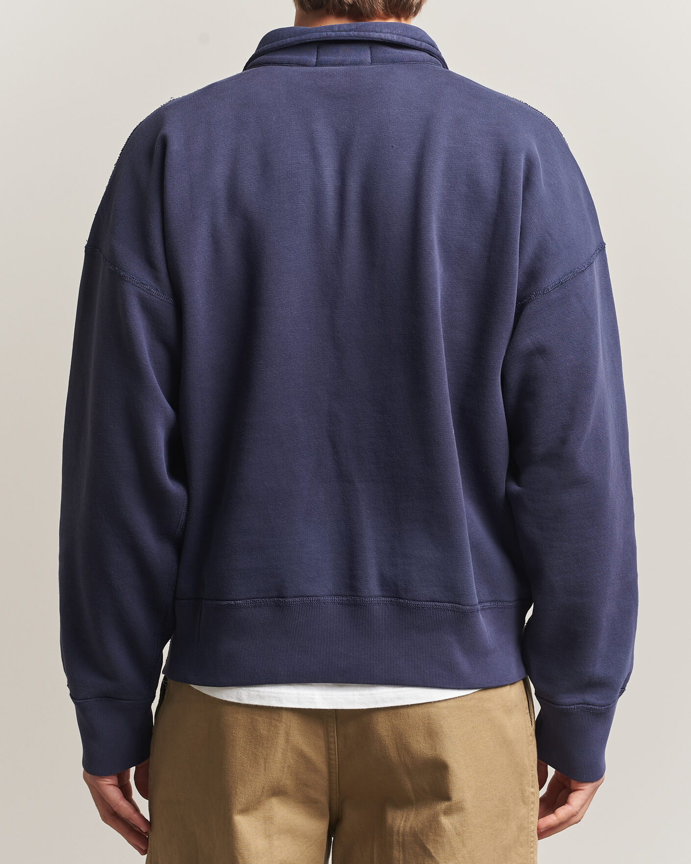 Uomini | Maglieria | Polo Ralph Lauren | Knit Half Zip Sweatshirt Dark Cobolt