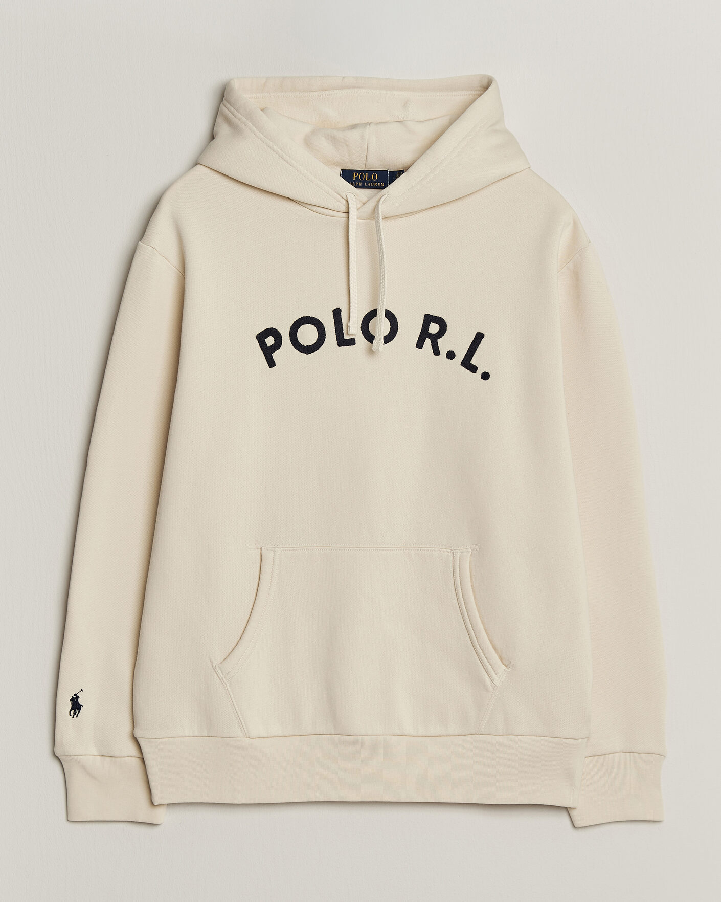 Uomini | Maglieria | Polo Ralph Lauren | Cotton Chest Logo Hood Andover Cream