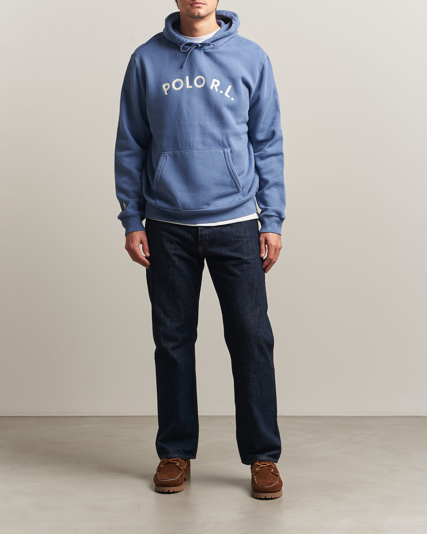 Uomini | Maglieria | Polo Ralph Lauren | Cotton Chest Logo Hood Carson Blue