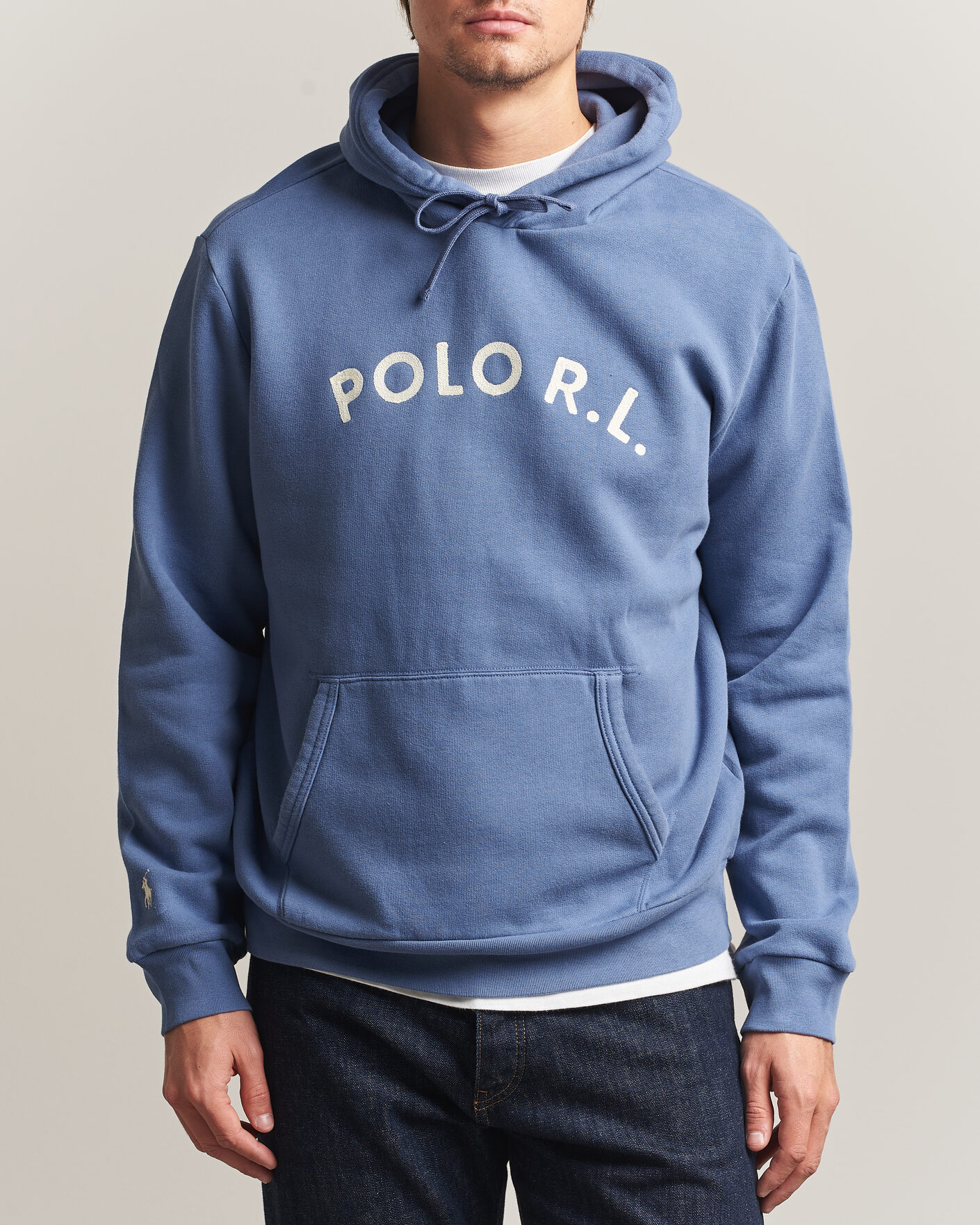 Uomini | Maglieria | Polo Ralph Lauren | Cotton Chest Logo Hood Carson Blue