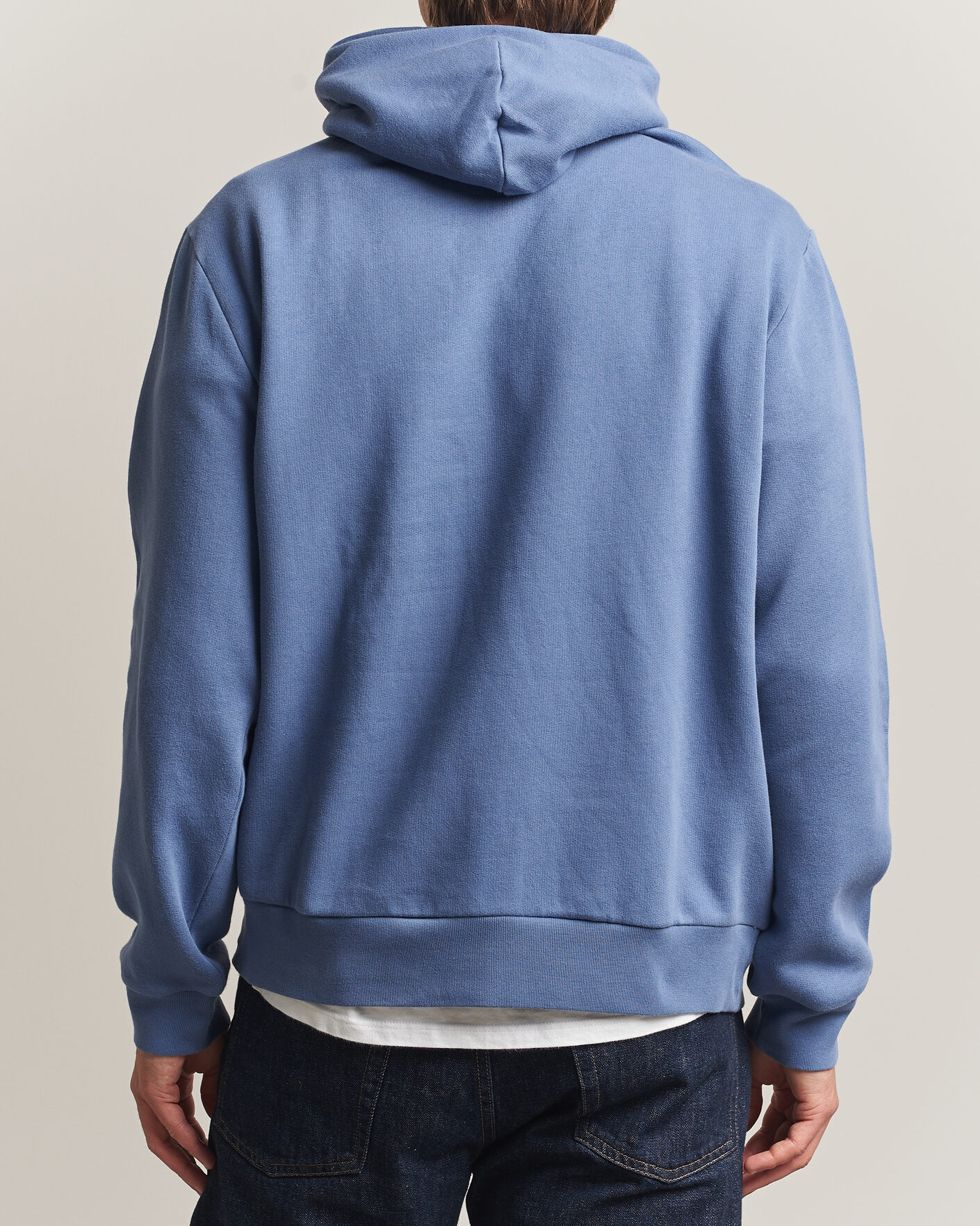 Uomini | Maglieria | Polo Ralph Lauren | Cotton Chest Logo Hood Carson Blue